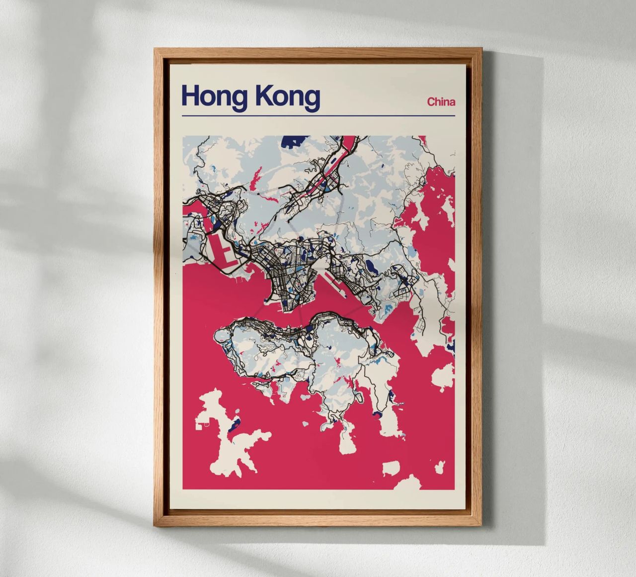 Linee portuali di Hong Kong tela da MOOODZART