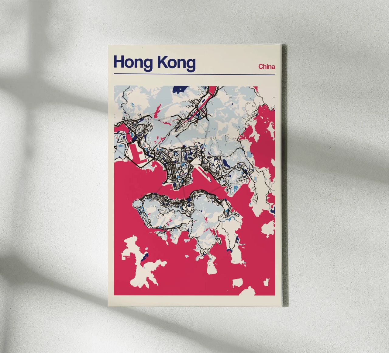 Linee portuali di Hong Kong tela da MOOODZART