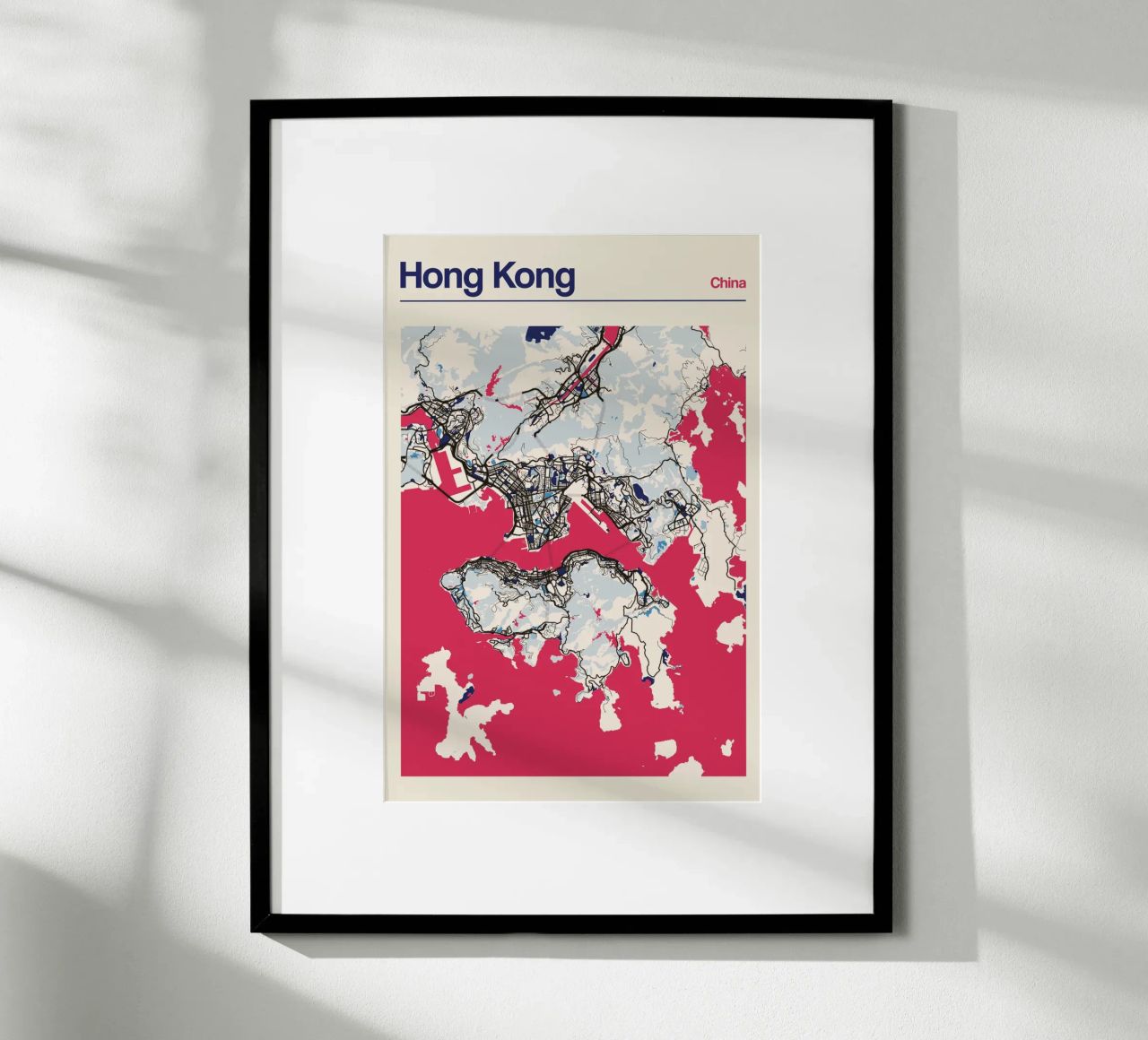 Linee portuali di Hong Kong poster da MOOODZART