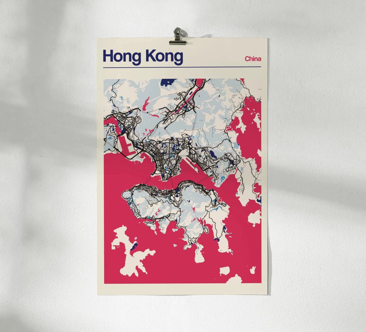 Linee portuali di Hong Kong poster da MOOODZART