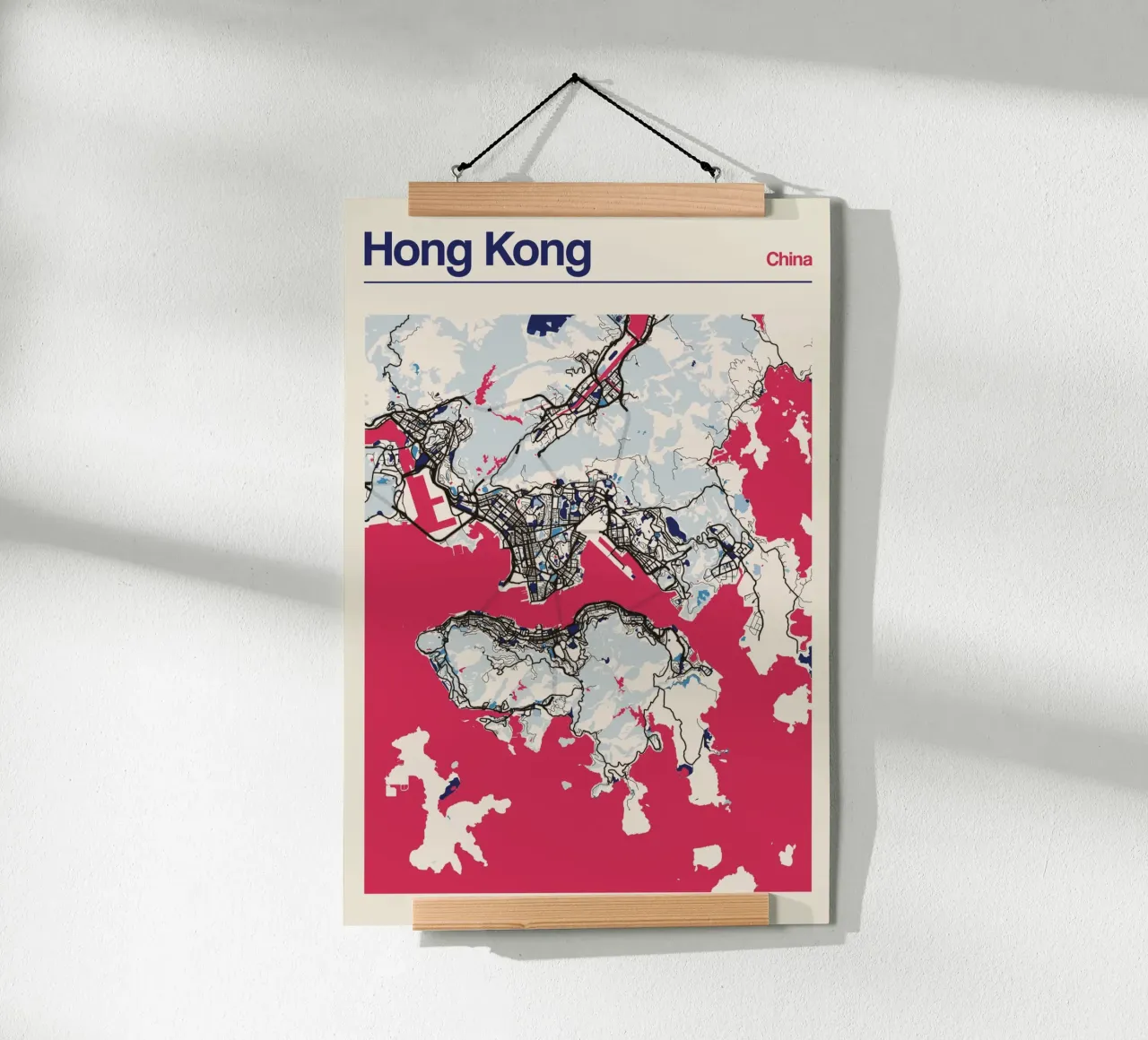 Linee portuali di Hong Kong poster da MOOODZART