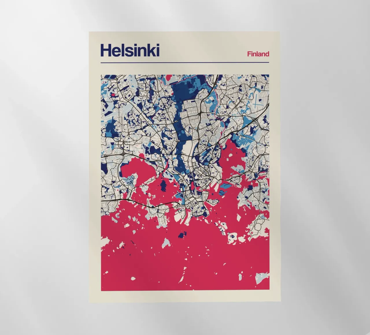 Helsinki Reflections lámina retroiluminada de MOOODZART