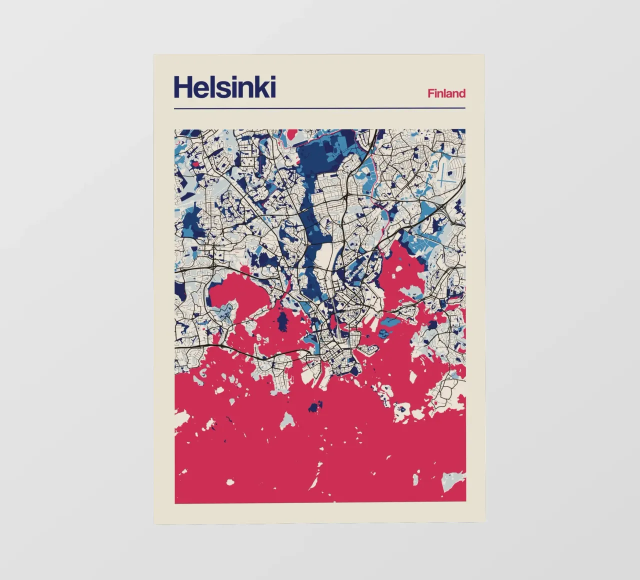 Helsinki Reflections lámina retroiluminada de MOOODZART