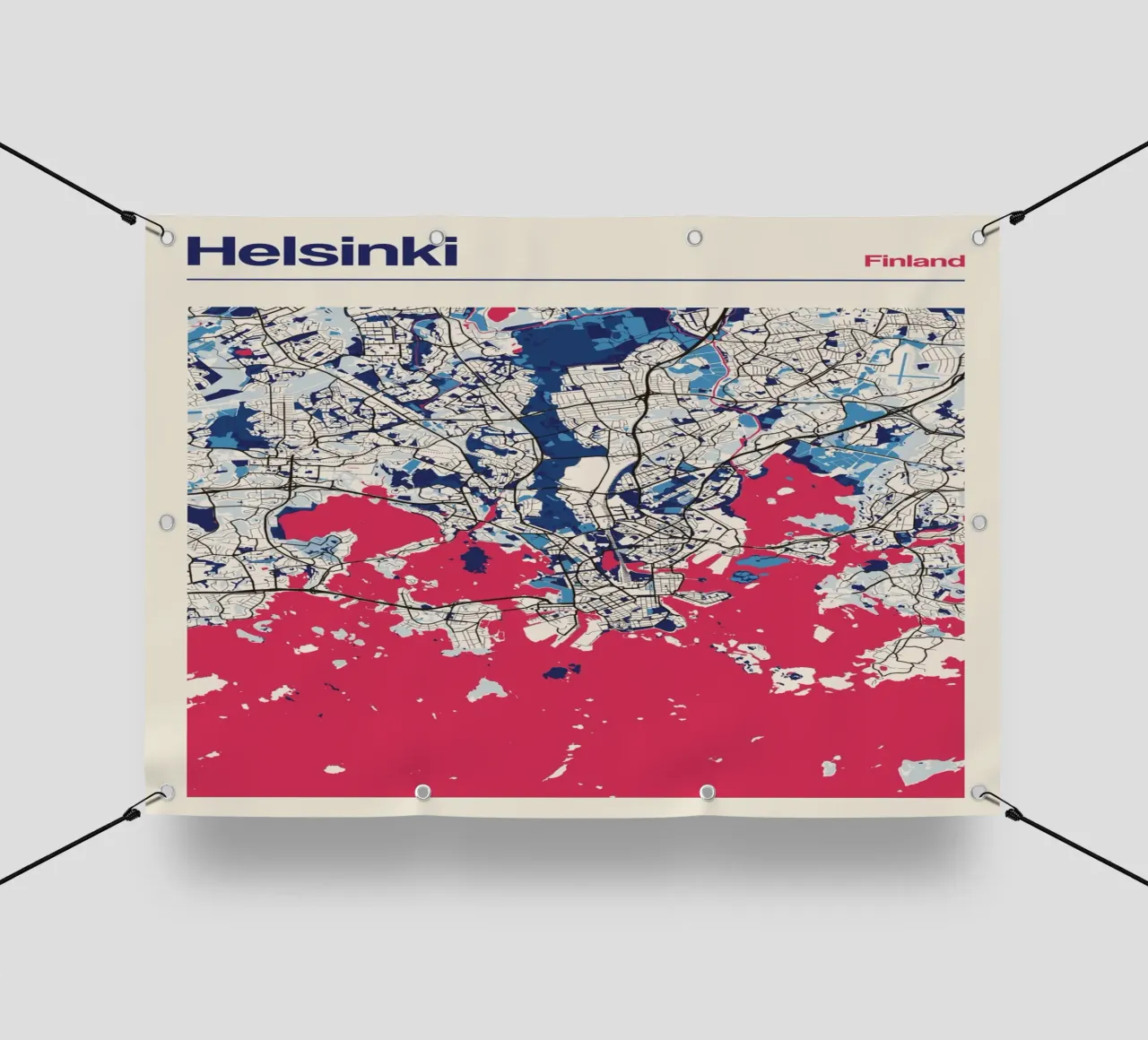 Helsinki Reflections telo in pvc da MOOODZART
