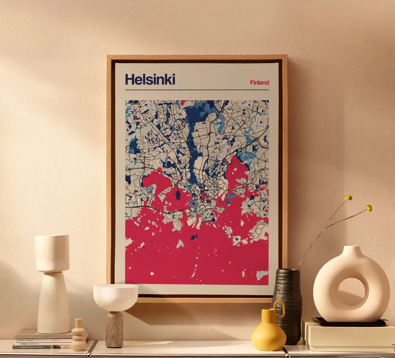 Helsinki Reflections lienzo de MOOODZART