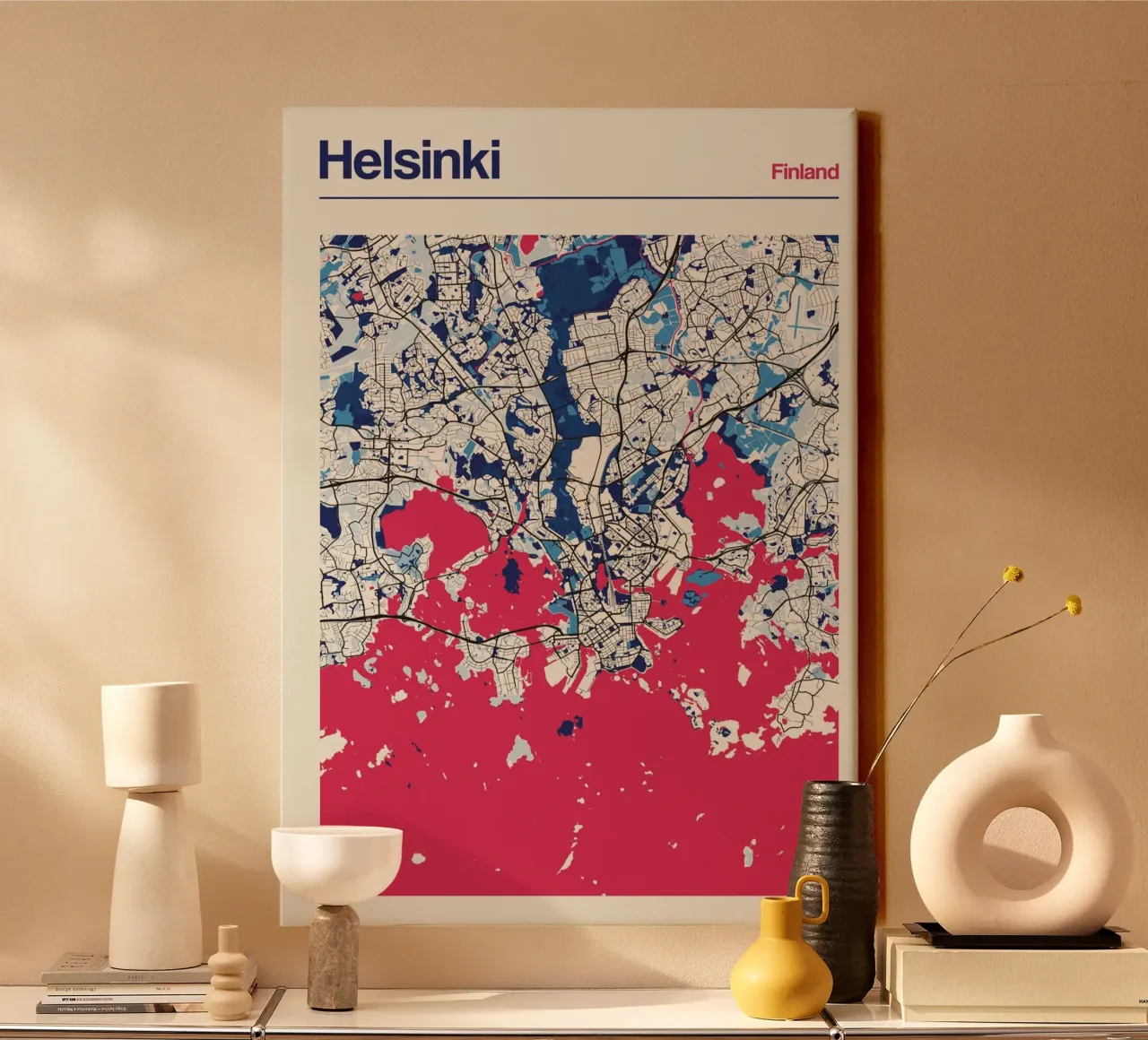 Helsinki Reflections lienzo de MOOODZART