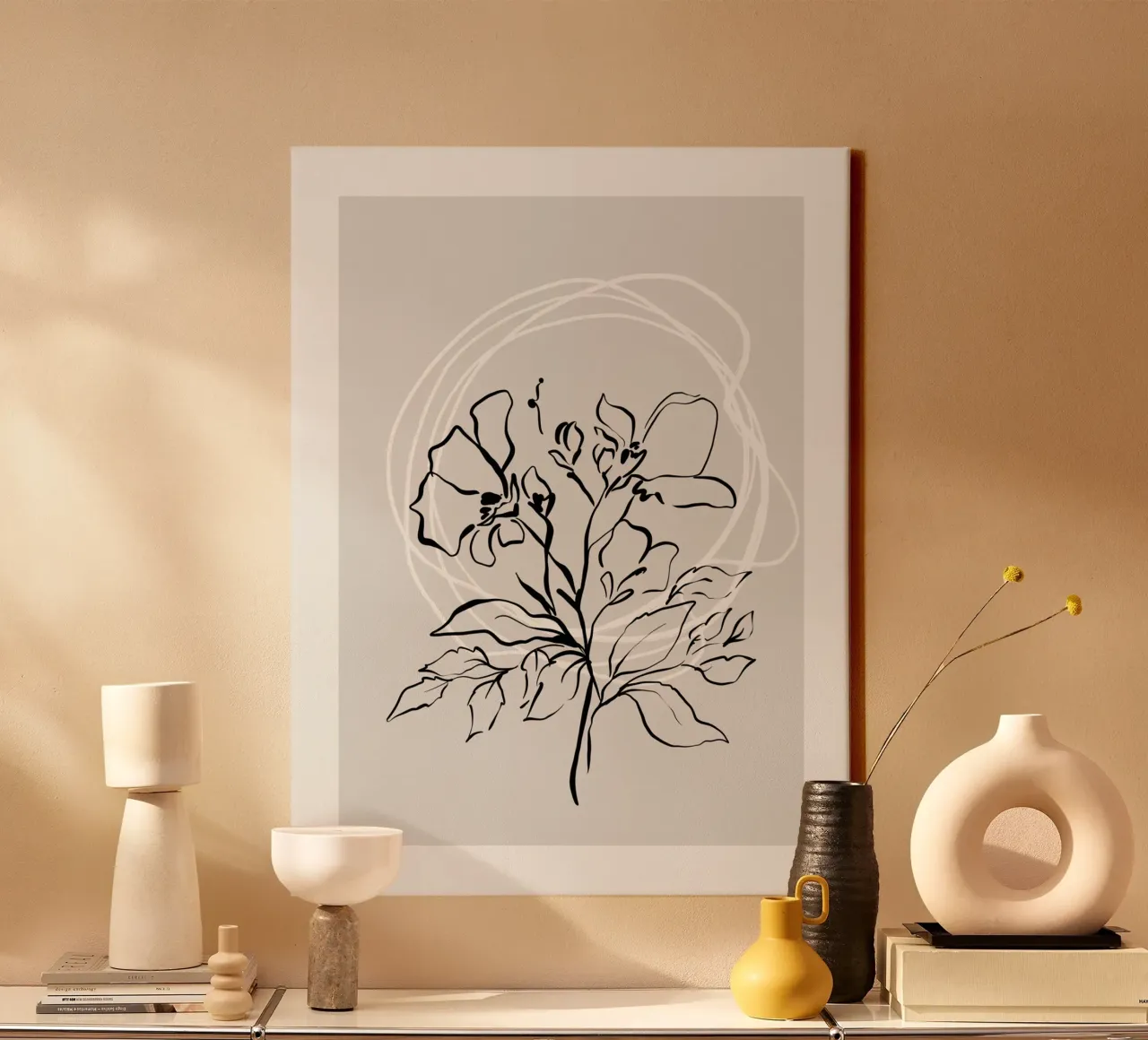 Vie Simple No 61 tela con Cornice a cassetta da treechild