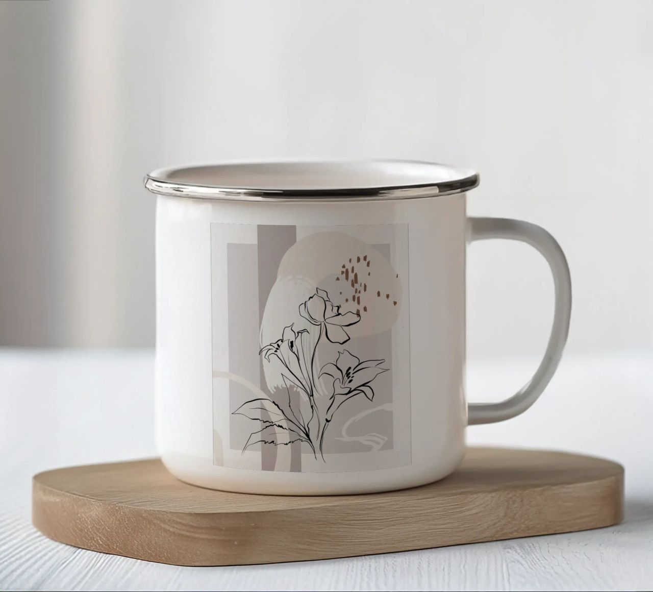 Vie Simple No 61 tazza in smalto da treechild