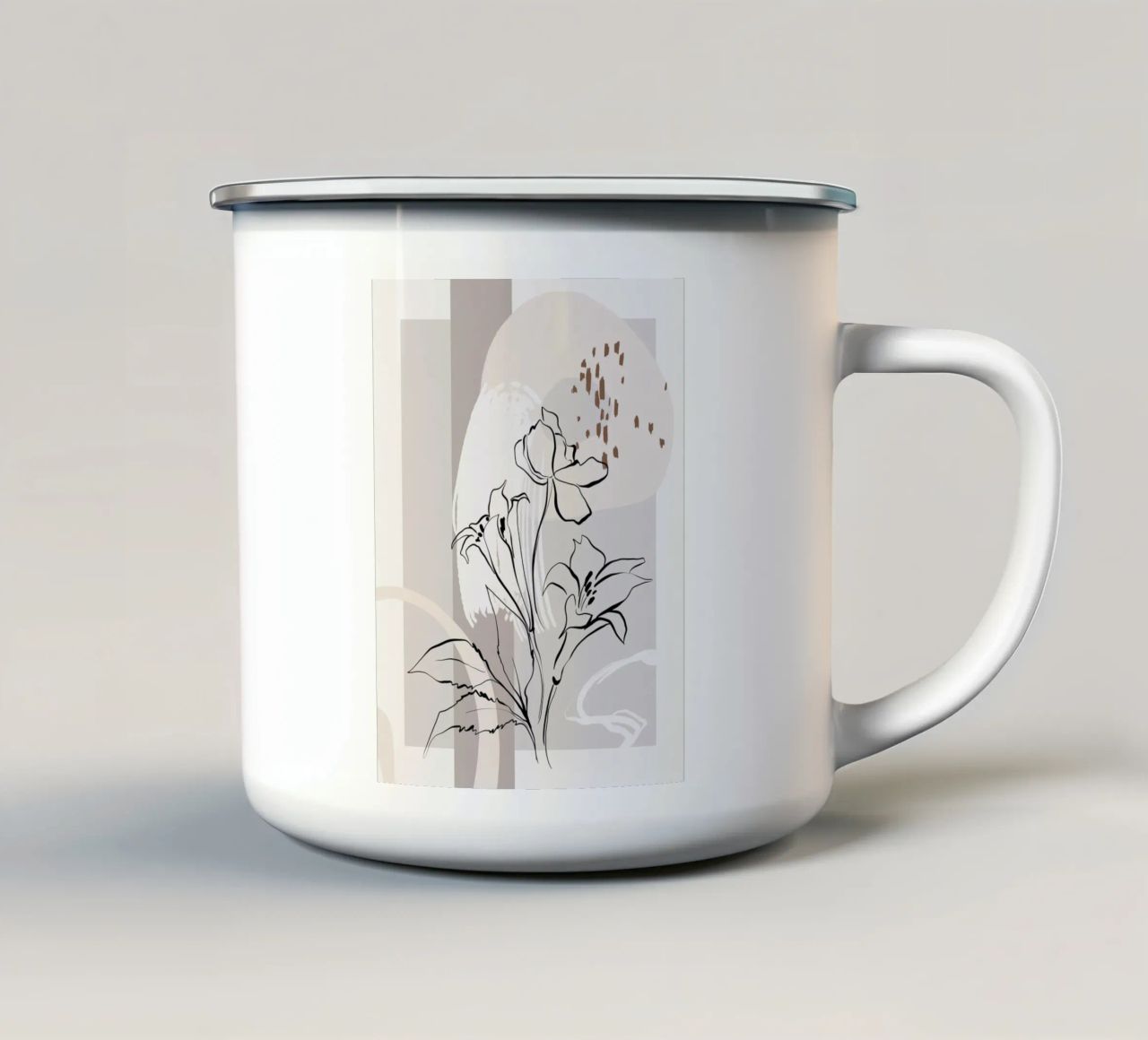 Vie Simple No 61 tazza in smalto da treechild