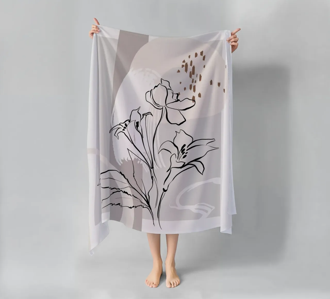 Vie Simple No 61 beach towel by treechild