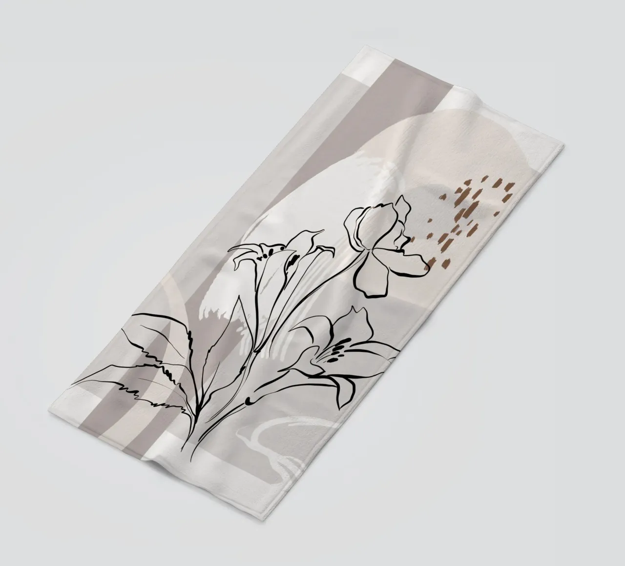 Vie Simple No 61 beach towel by treechild