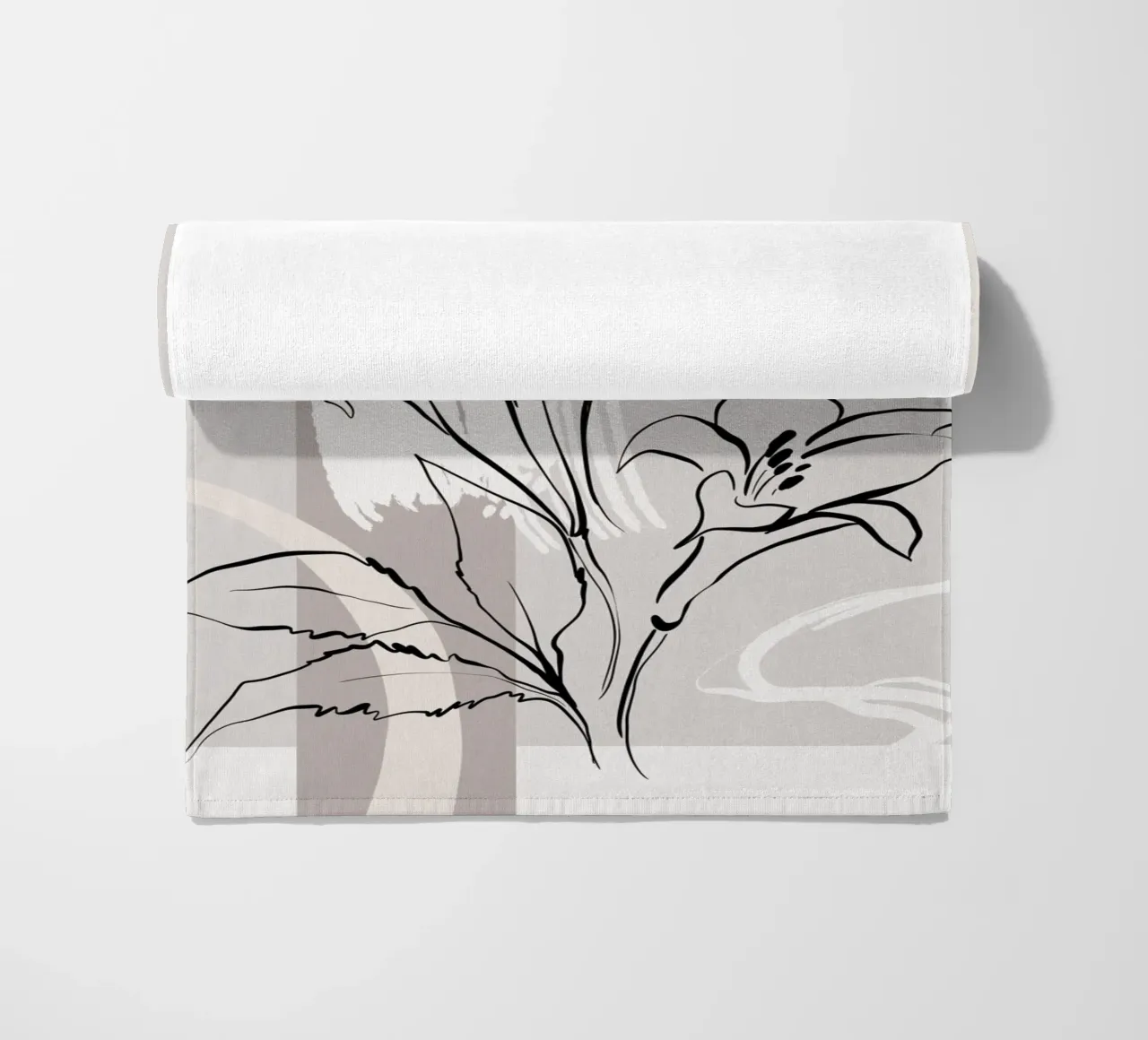Vie Simple No 61 beach towel by treechild