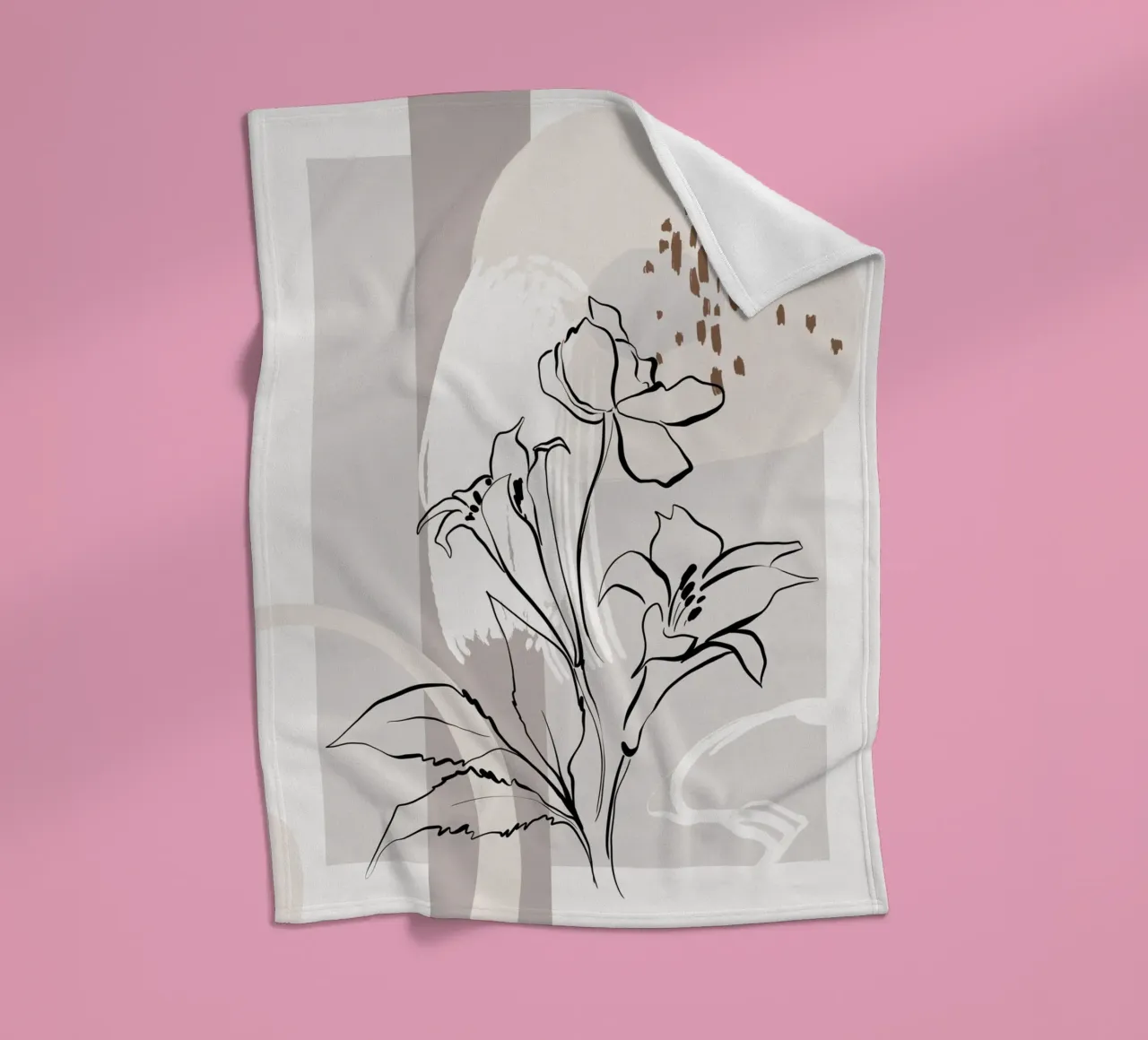 Vie Simple No 61 coperta in pile da treechild