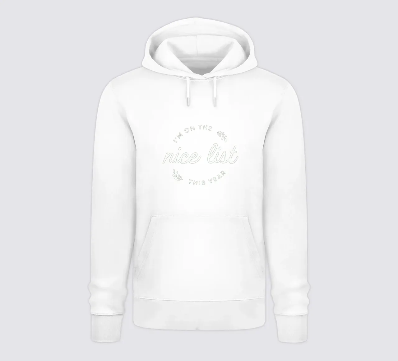 Christmas Nice List felpa con cappuccio da Dreamer10