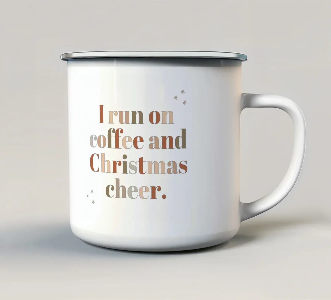 Coffee and Christmas Cheer tazza in smalto da Dreamer10