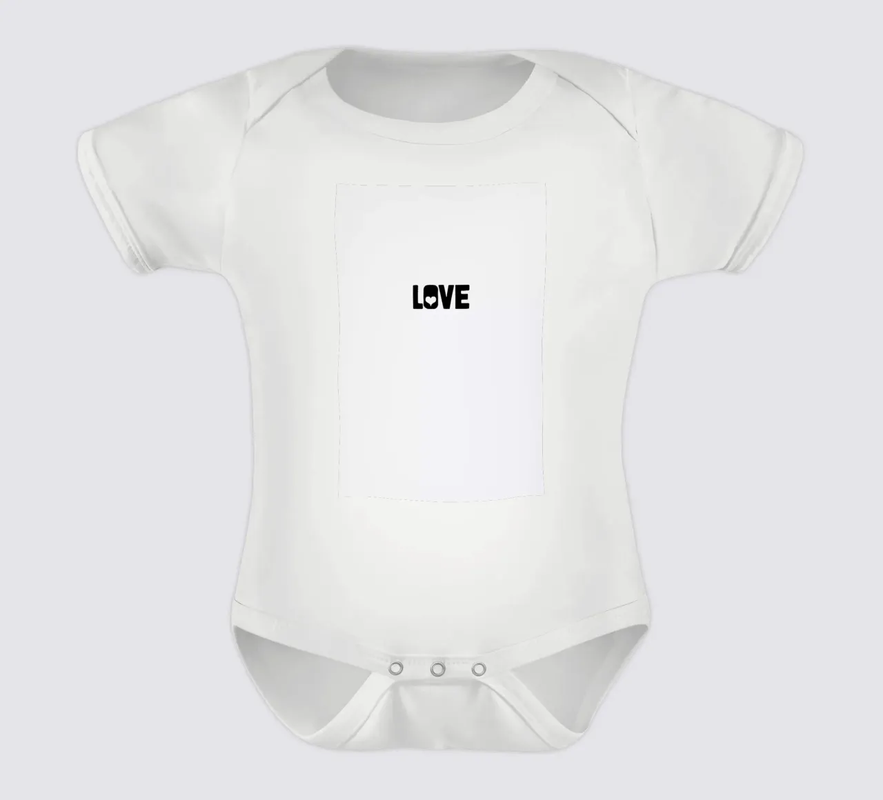 Love Kurzarm Babybody von Studio One