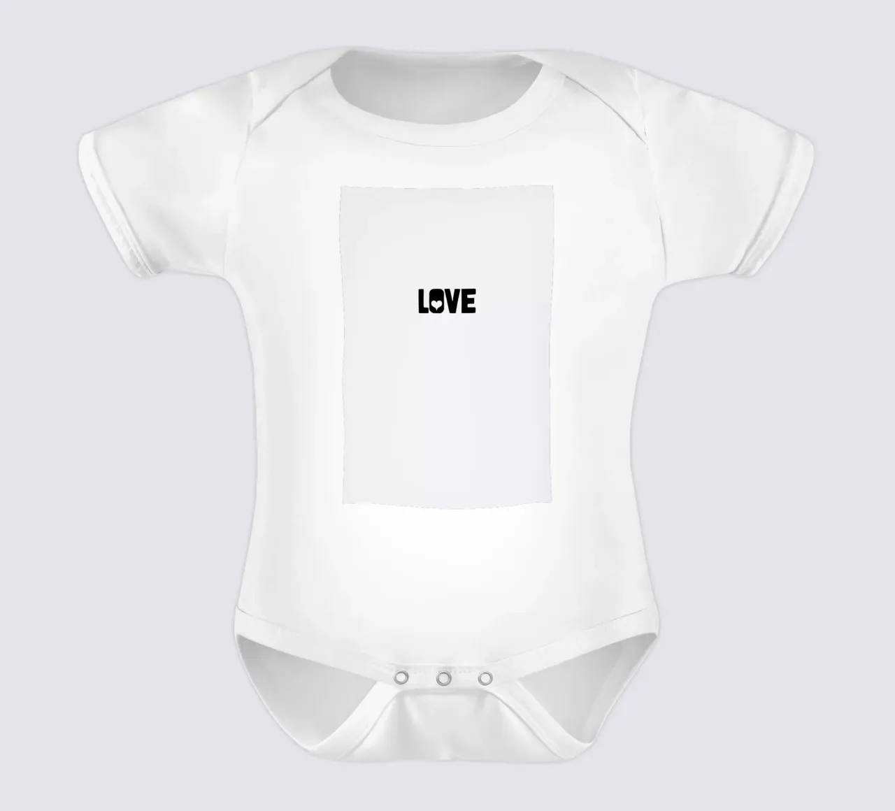 Love Kurzarm Babybody von Studio One