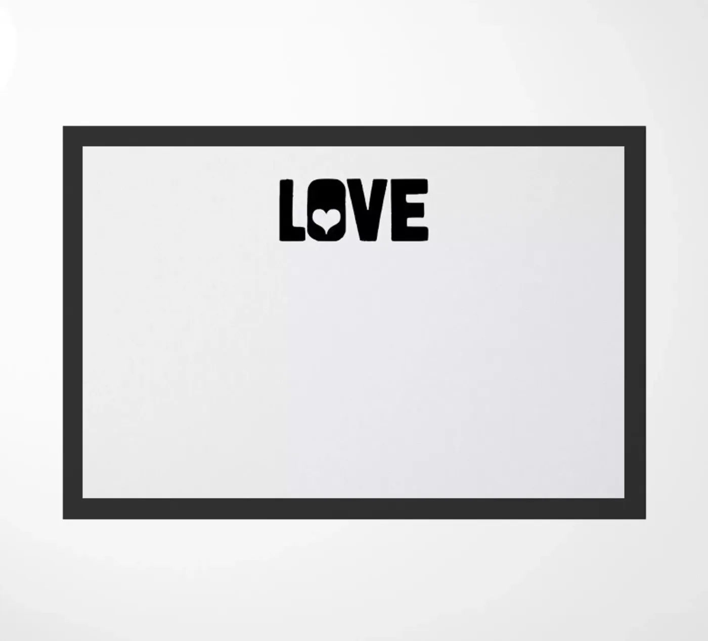 Love doormat by Studio One