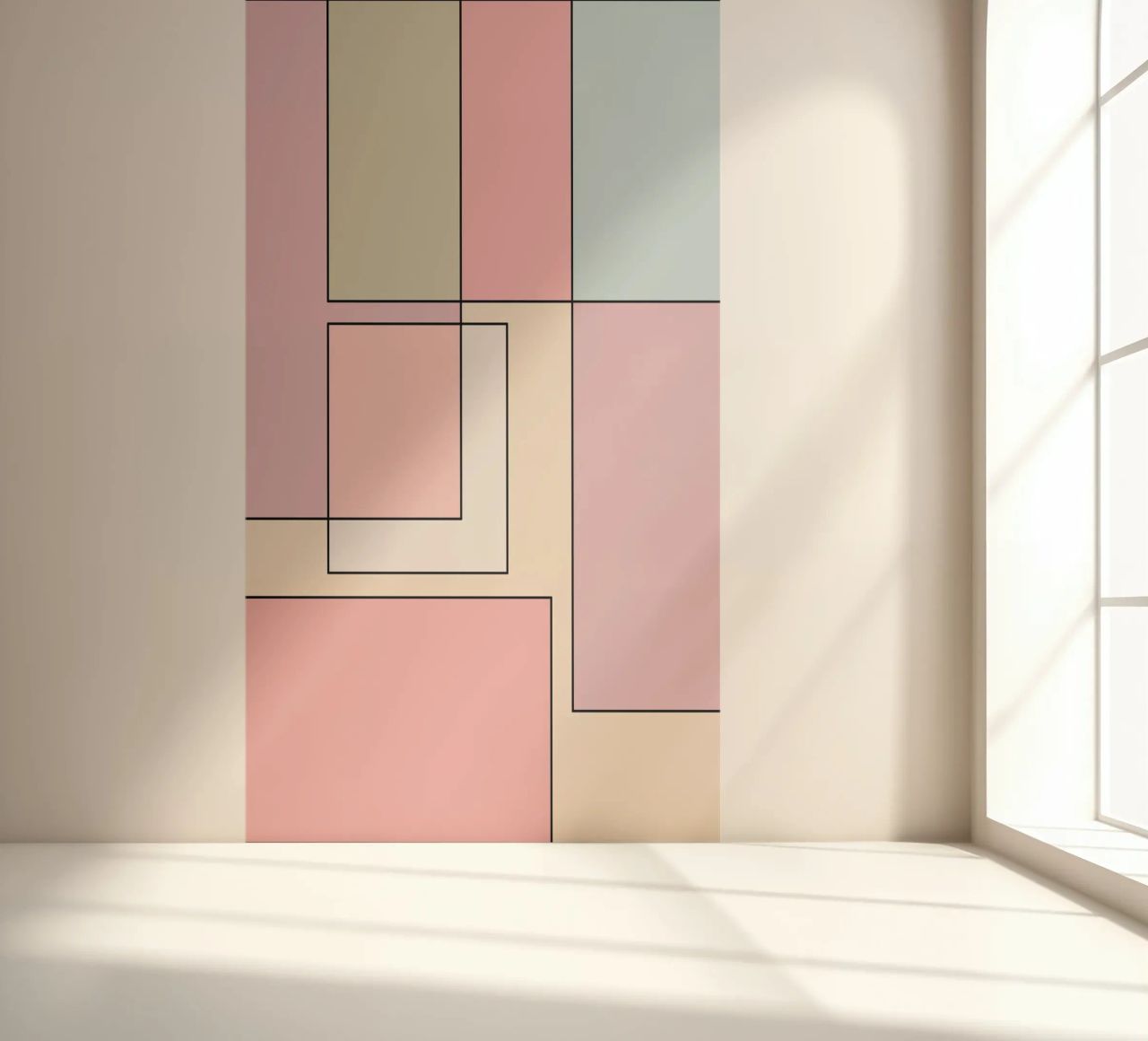 Brick Pastel I photo wallpaper by BAINAI