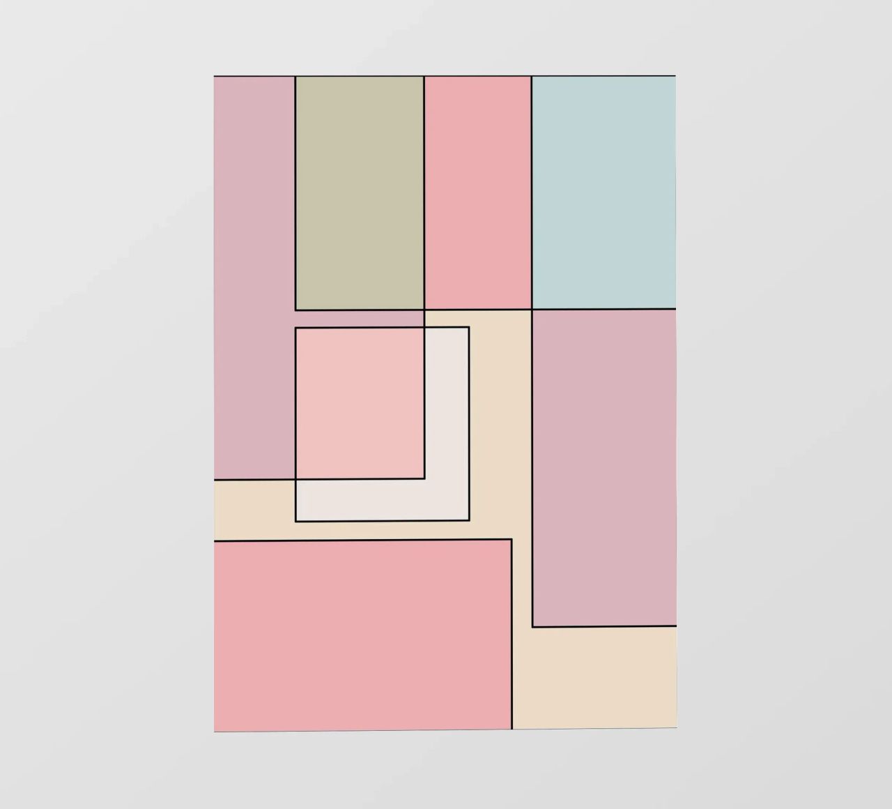 Brick Pastel I photo wallpaper by BAINAI