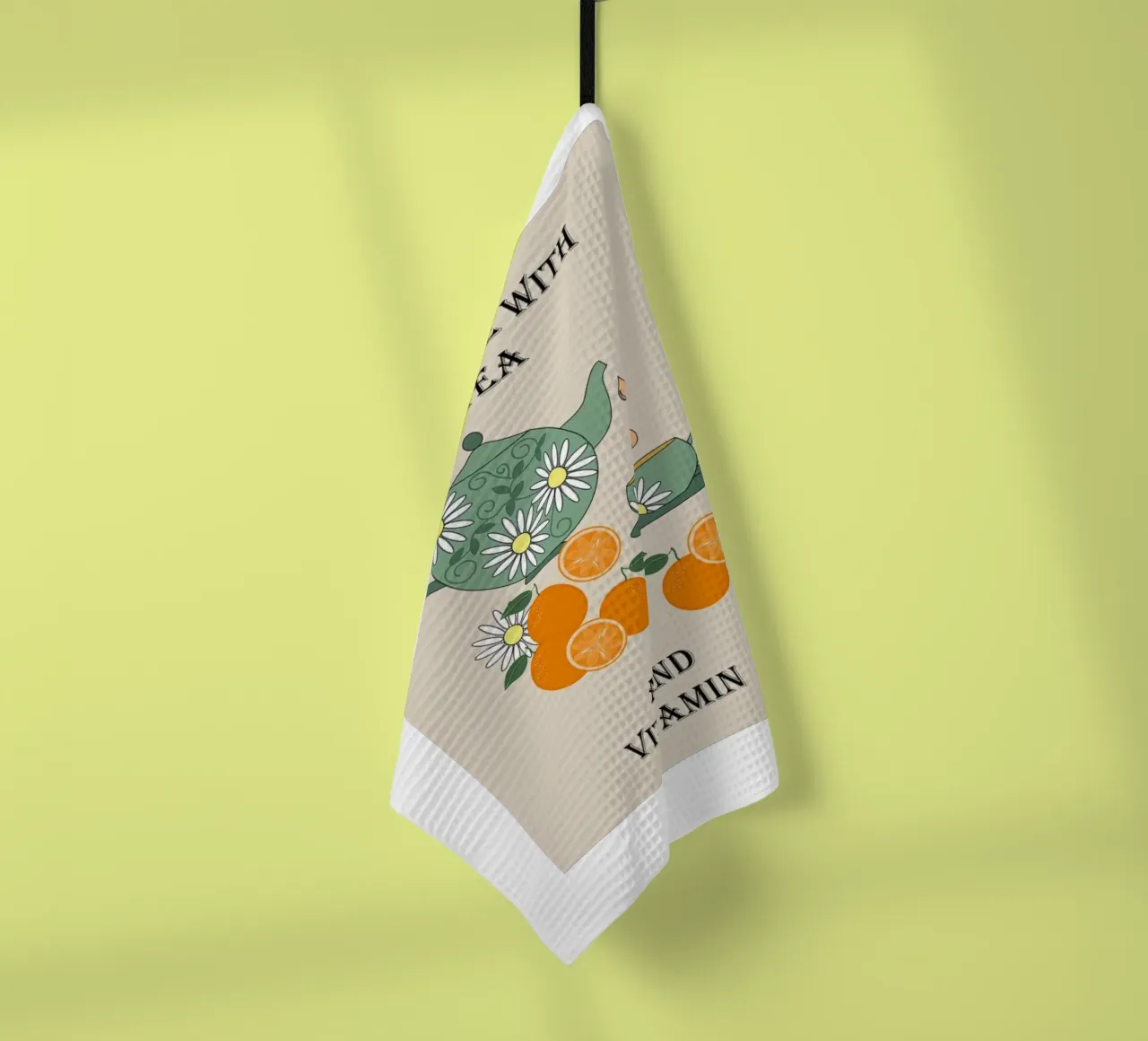 Cosy Time tea towel by SunflowerDE