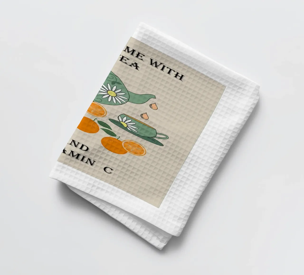 Cosy Time tea towel by SunflowerDE