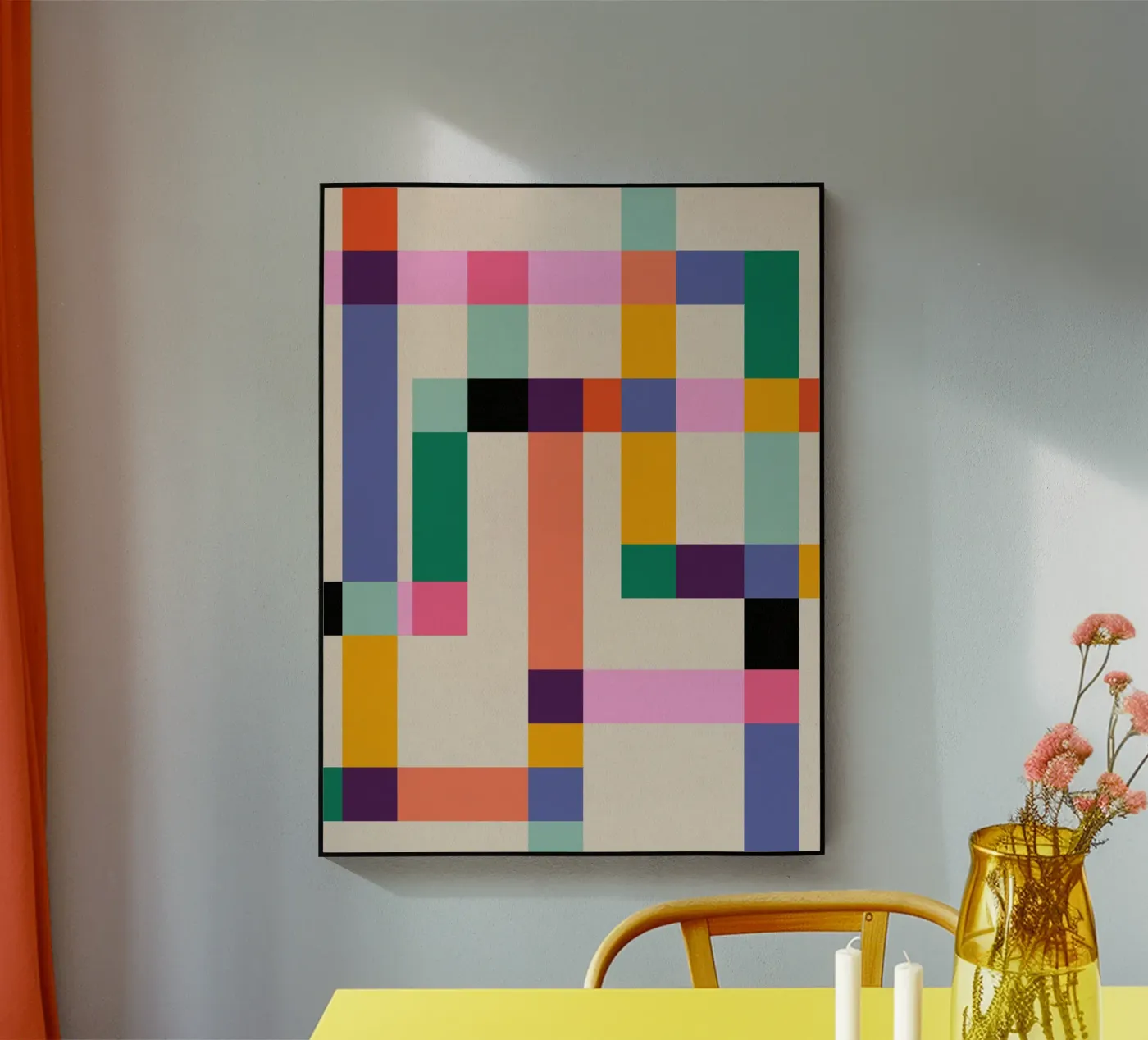Maze #3 acryl van susanapaz