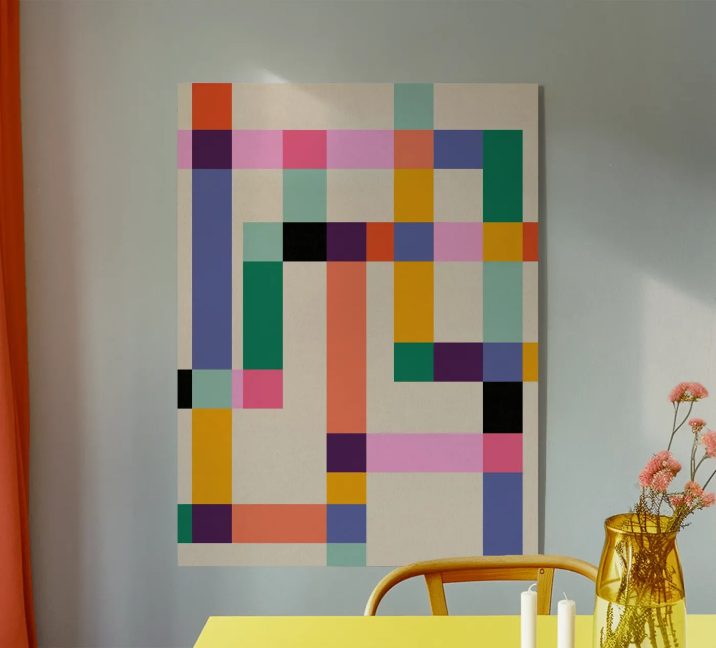 Maze #3 acryl van susanapaz