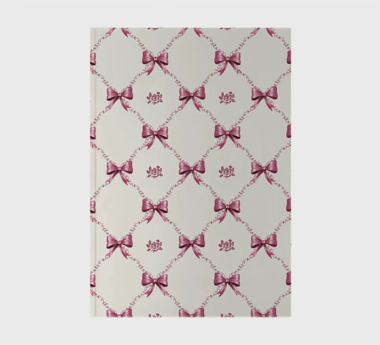 Coquette Pink Ribbons and Lace diario da anisillustration