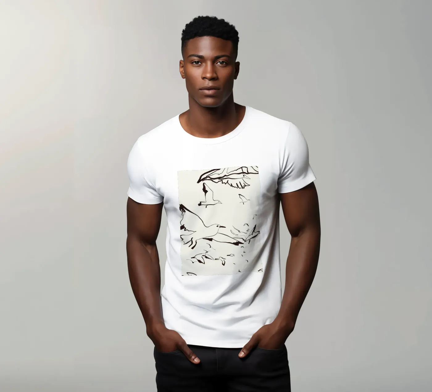 Birds t-shirt da Urban Art Draw