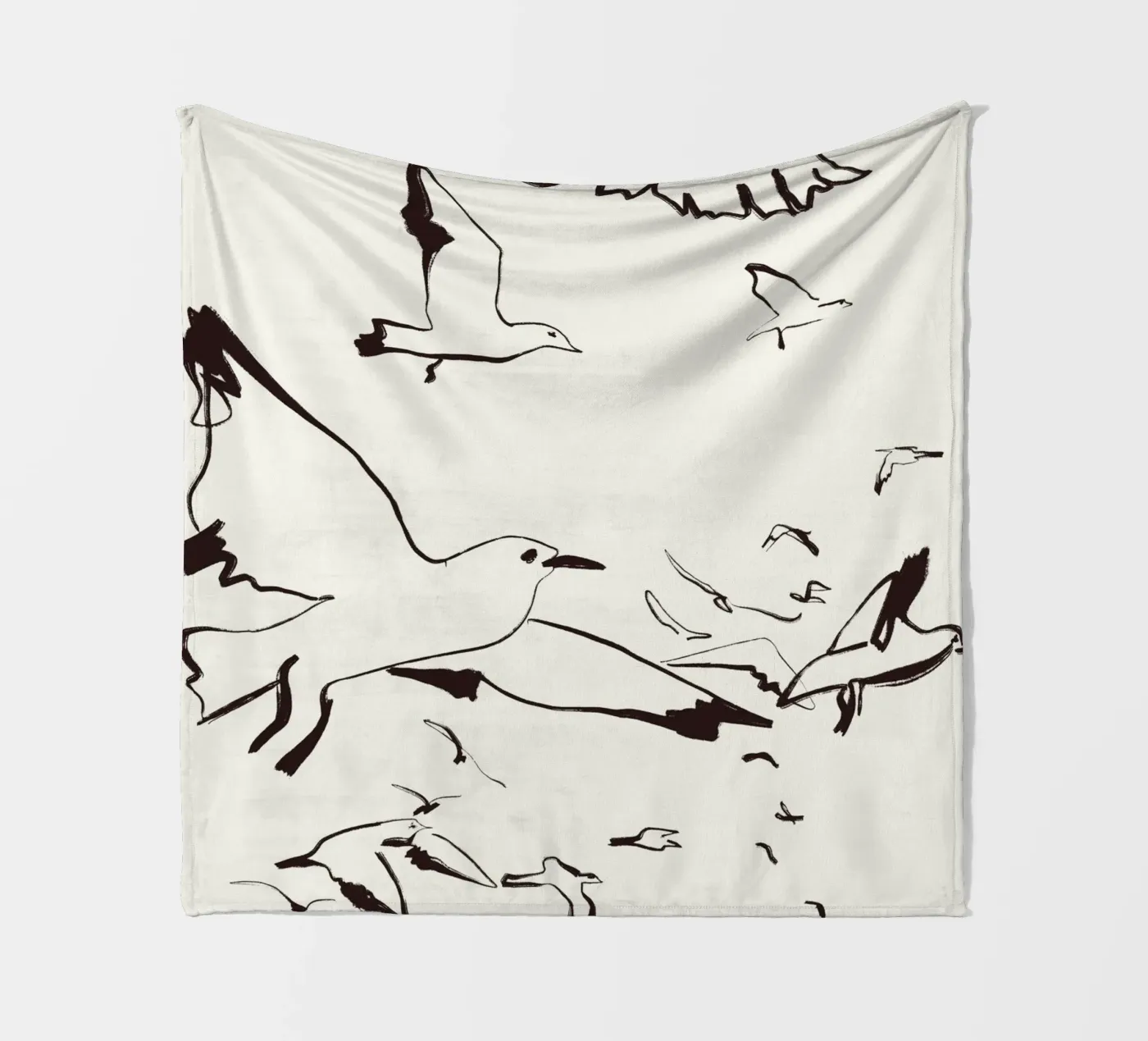 Vogels fleecedeken van Urban Art Draw