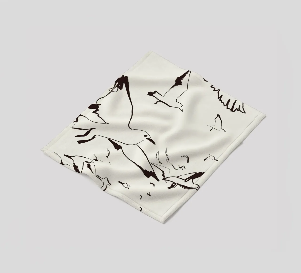 Vogels fleecedeken van Urban Art Draw