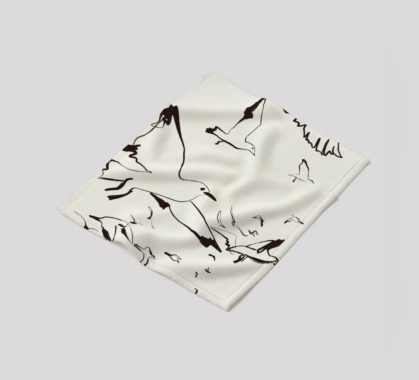 Vogels fleecedeken van Urban Art Draw