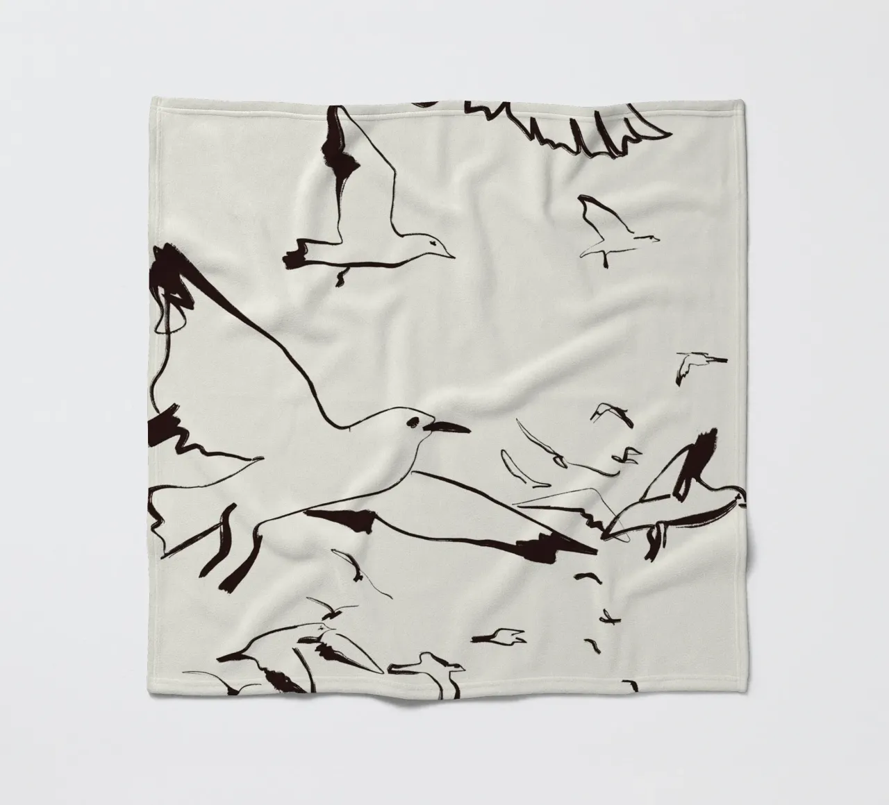 Vogels fleecedeken van Urban Art Draw