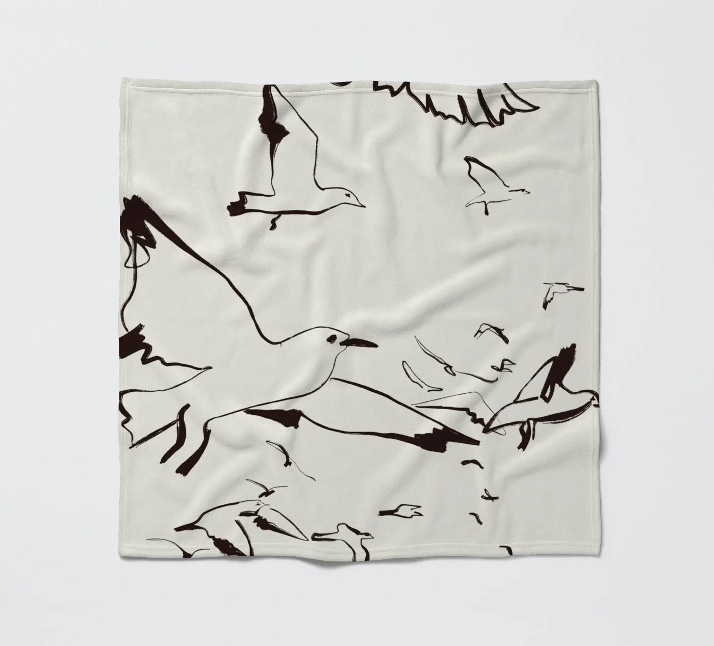 Vogels fleecedeken van Urban Art Draw
