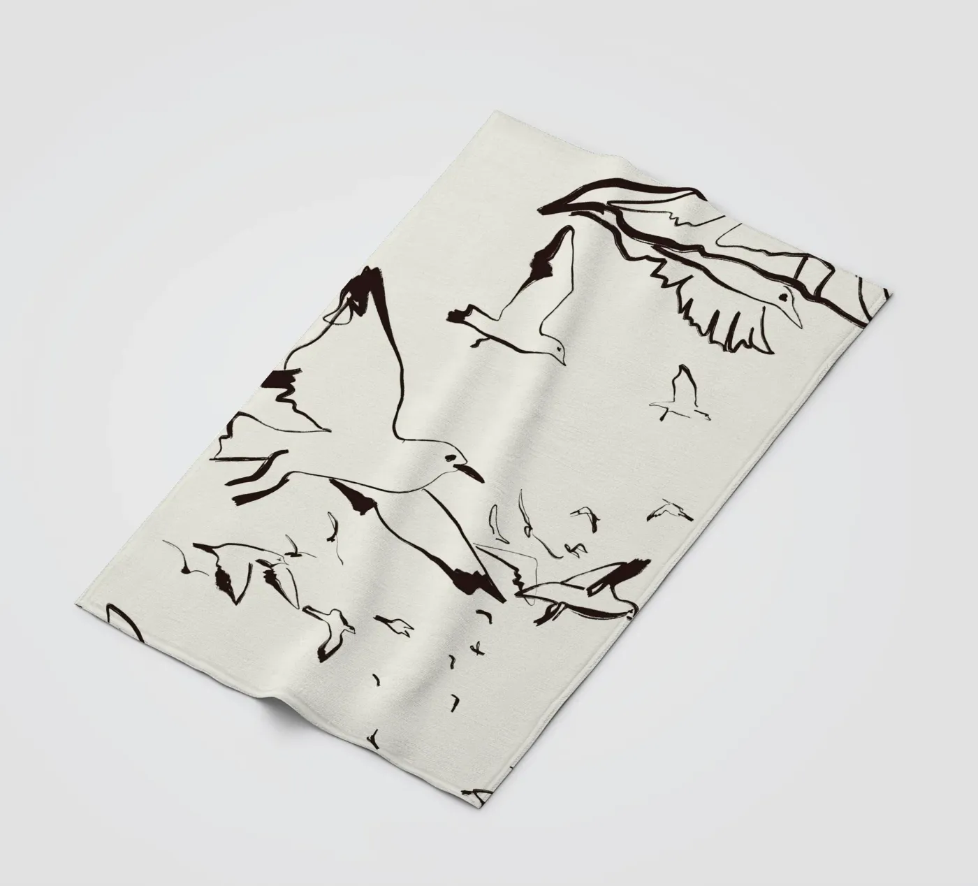 Vogels fleecedeken van Urban Art Draw