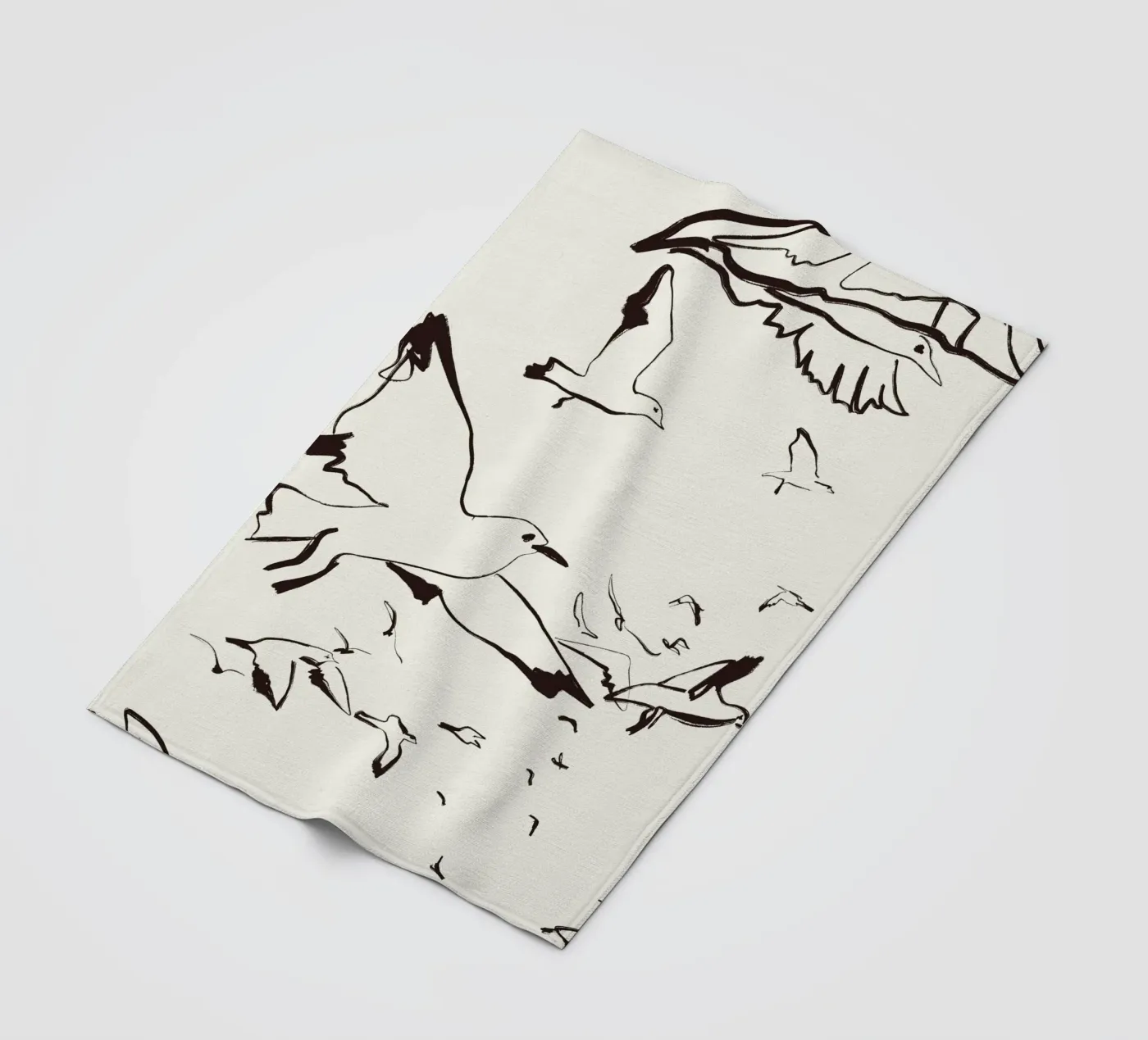 Vogels fleecedeken van Urban Art Draw