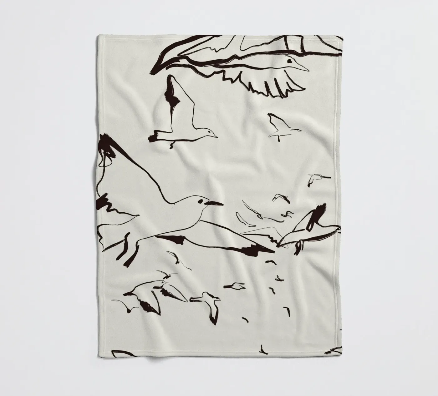 Vogels fleecedeken van Urban Art Draw