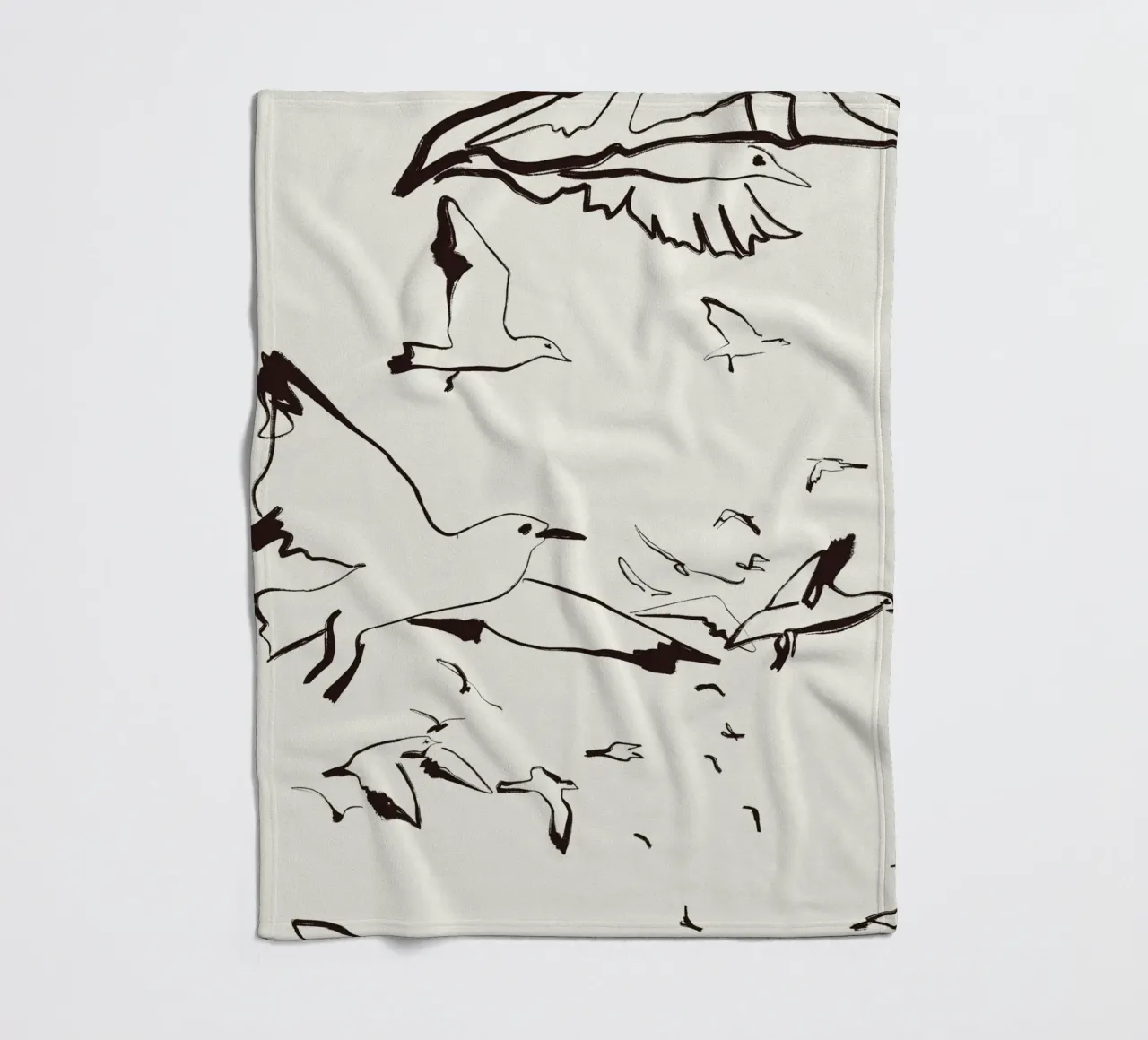 Vogels fleecedeken van Urban Art Draw