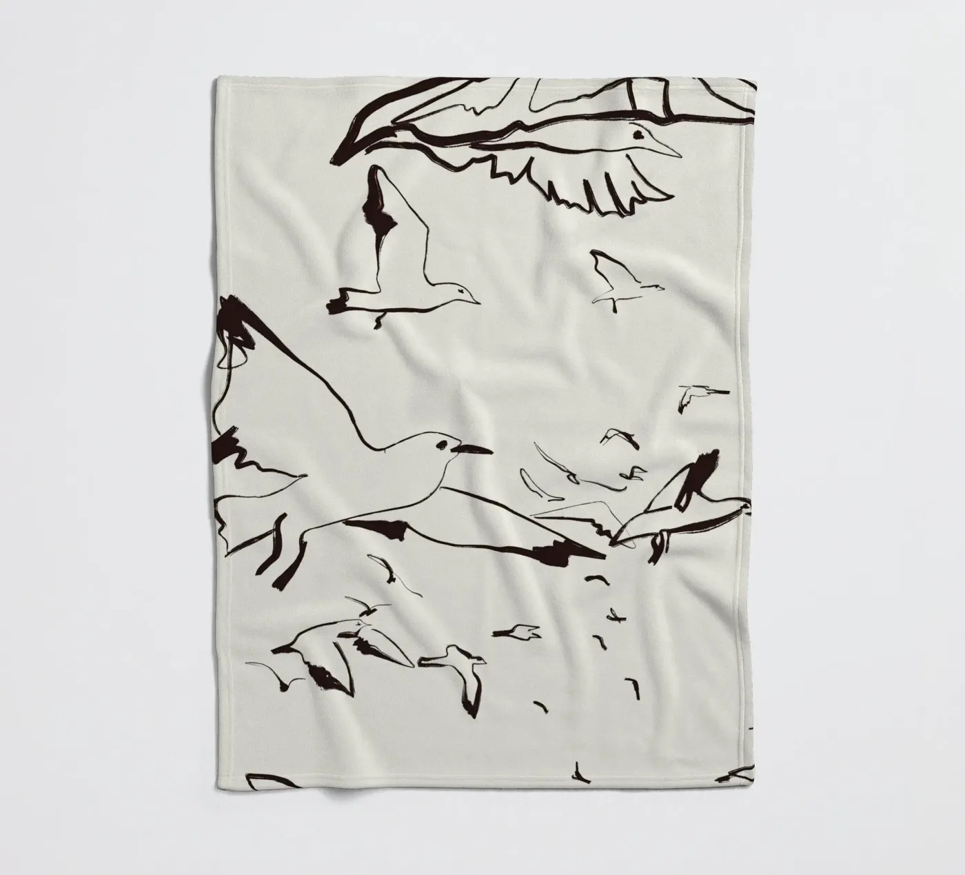 Vogels fleecedeken van Urban Art Draw