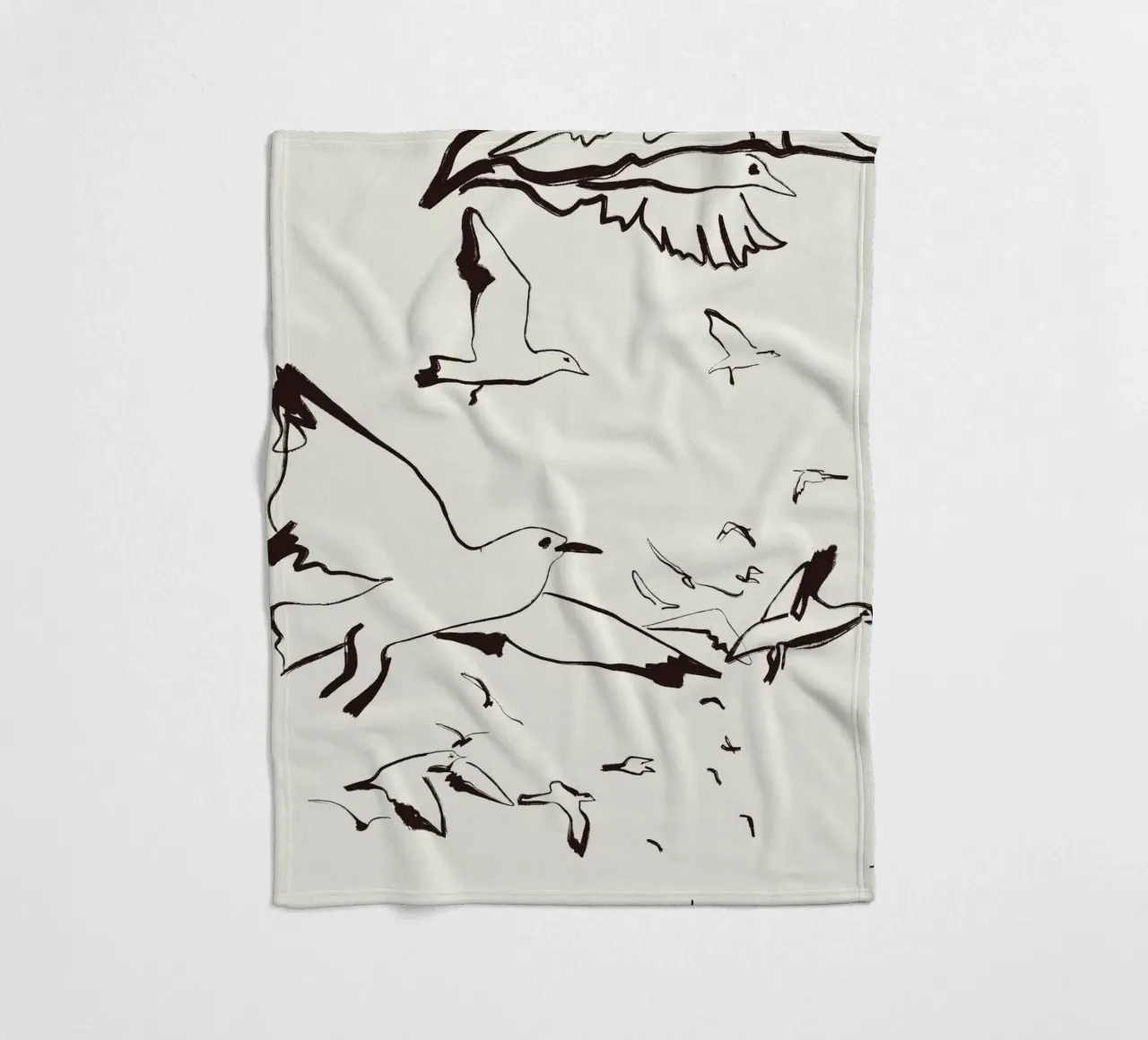 Vogels fleecedeken van Urban Art Draw