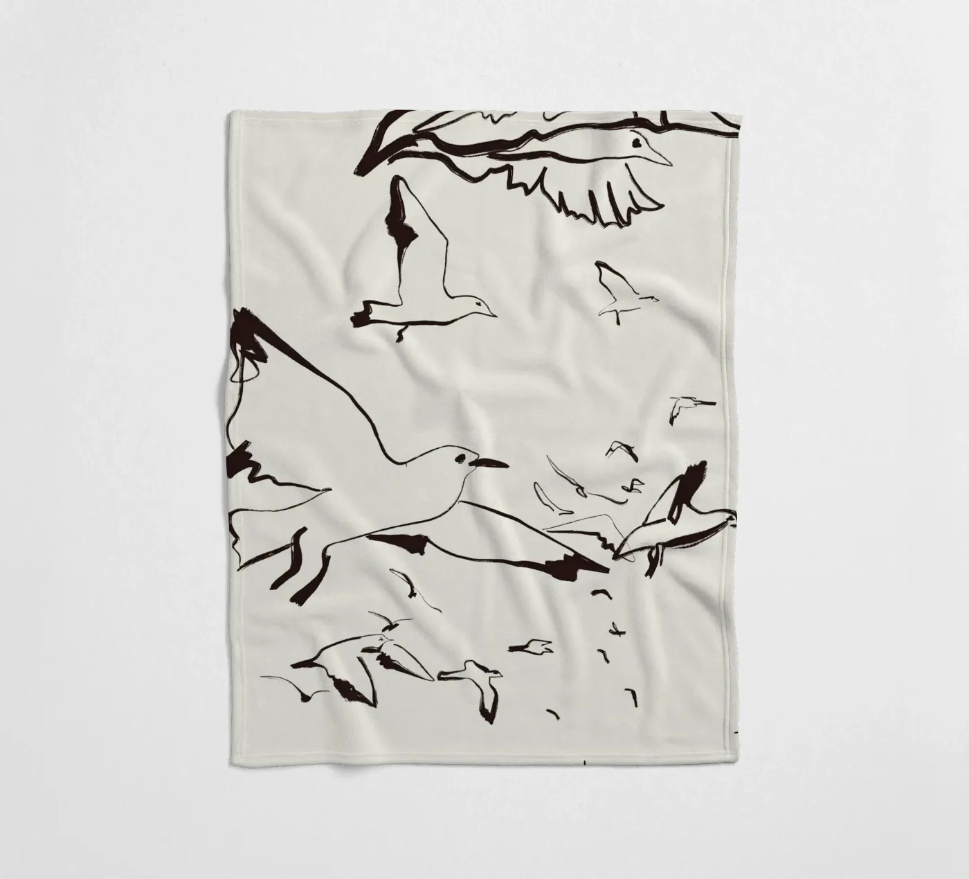 Vogels fleecedeken van Urban Art Draw