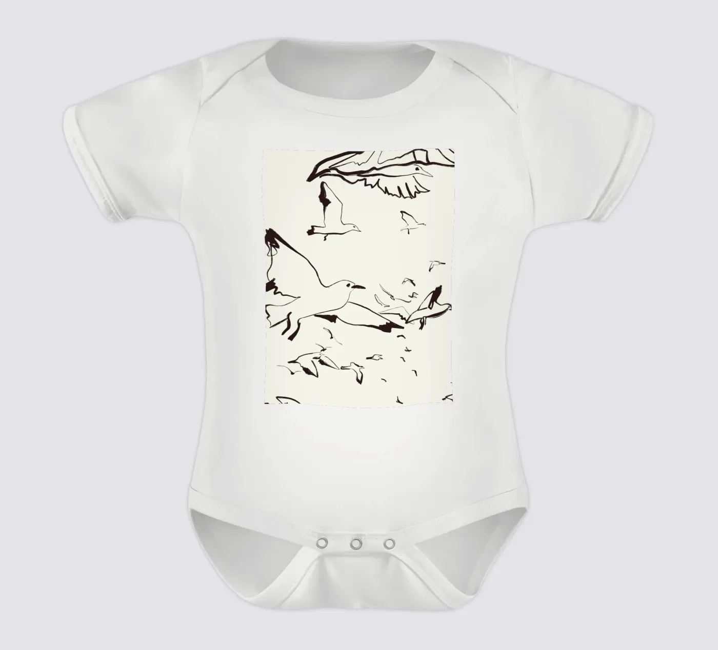 Oiseaux body bébé de Urban Art Draw