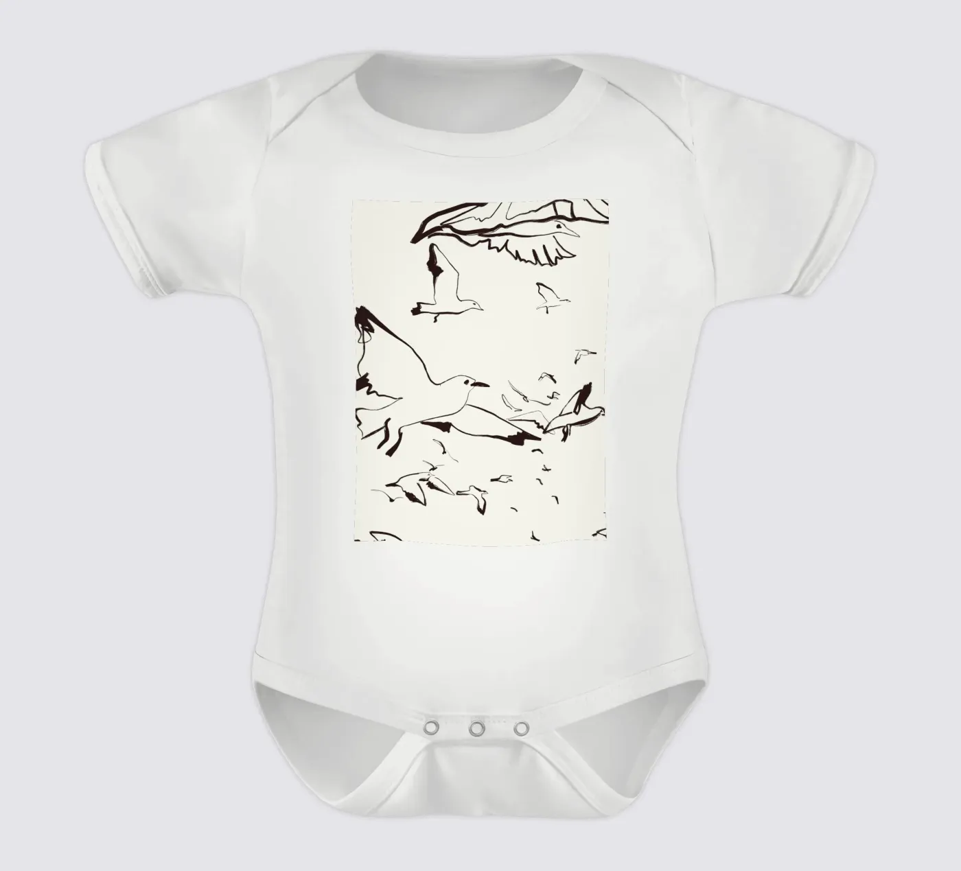 Birds body bébé de Urban Art Draw