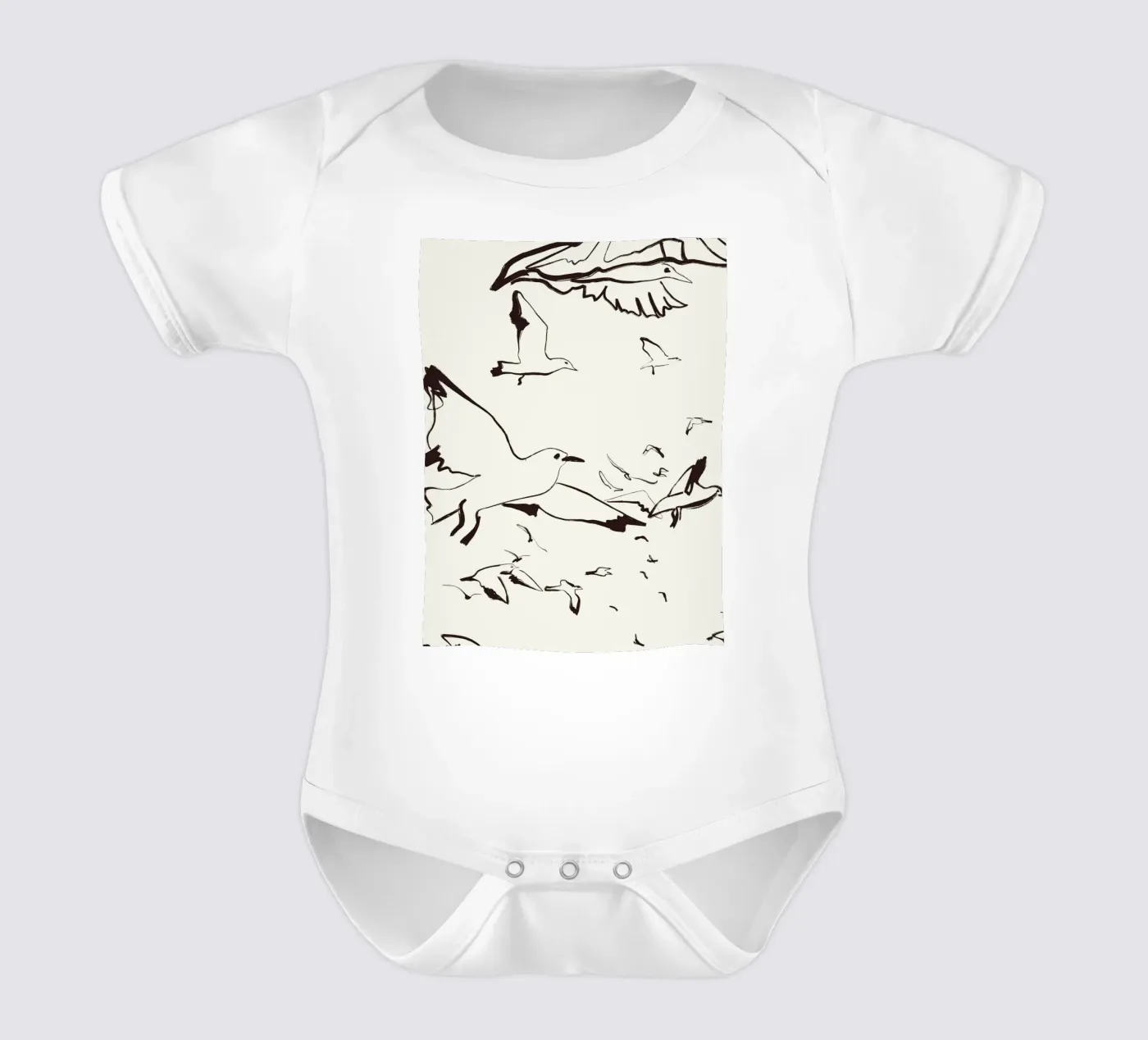 Oiseaux body bébé de Urban Art Draw