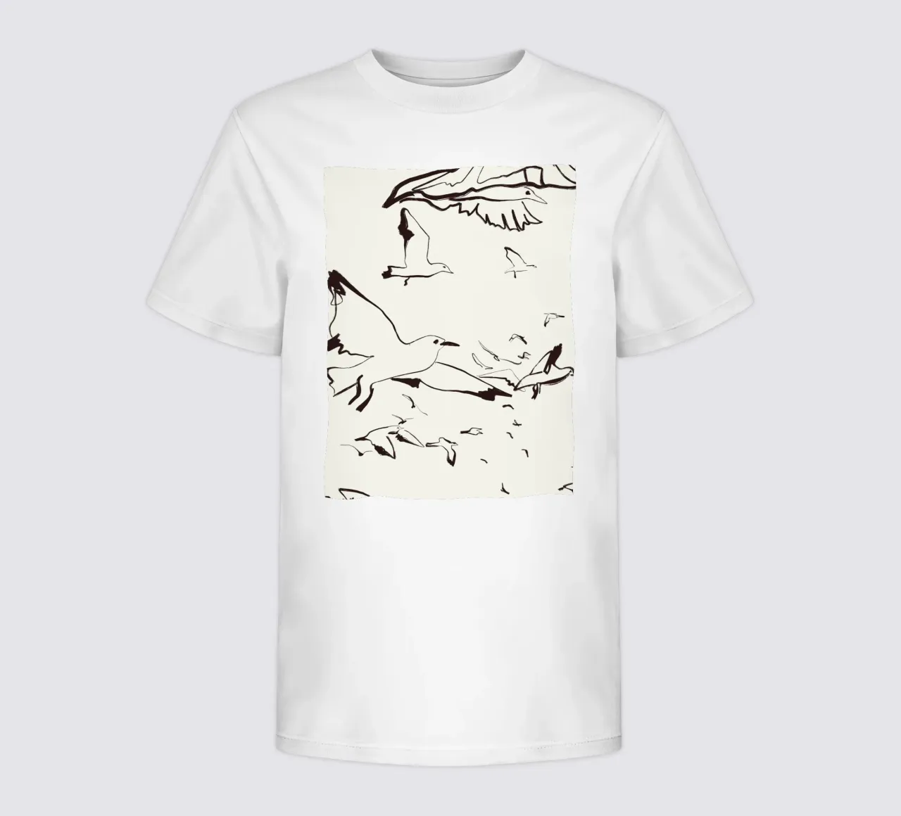 Birds t-shirt bambini da Urban Art Draw