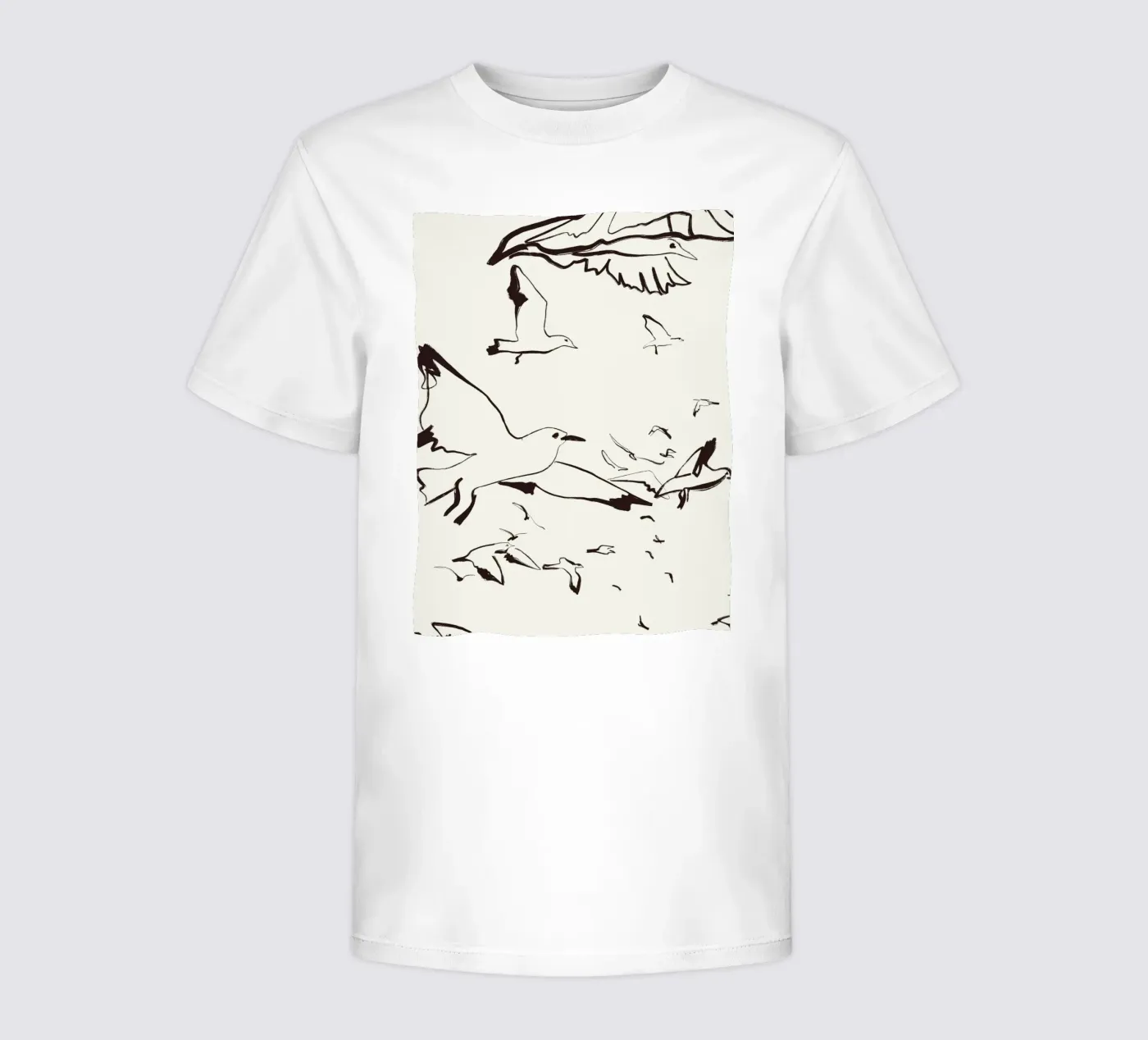 Birds t-shirt bambini da Urban Art Draw