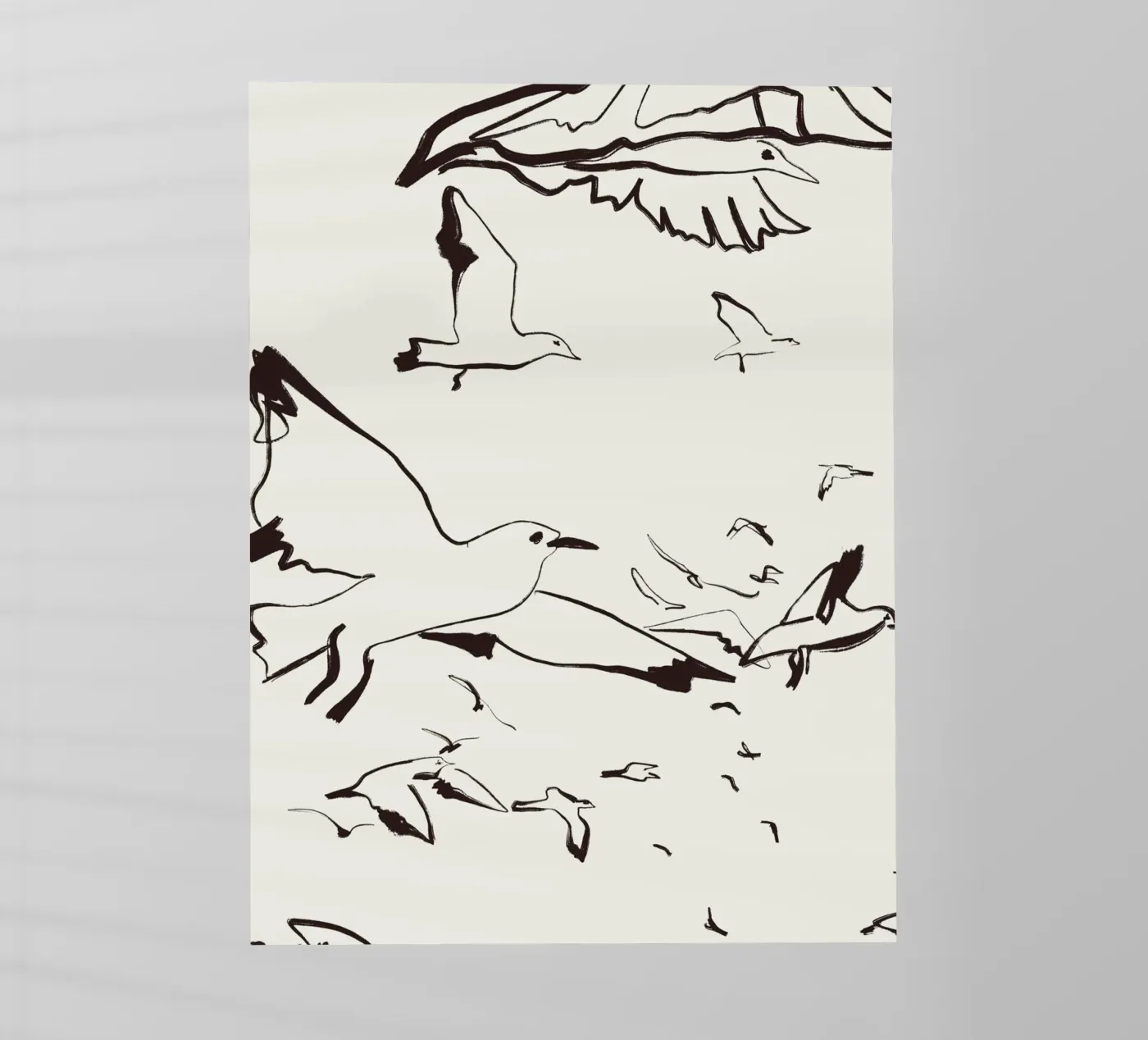 Birds pellicola backlit da Urban Art Draw