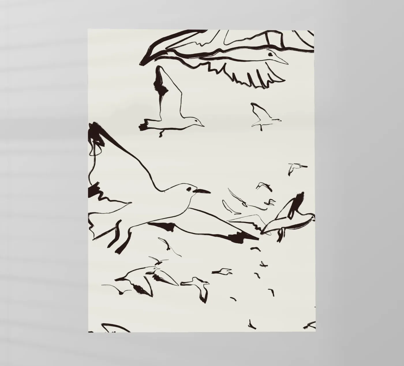 Uccelli pellicola backlit da Urban Art Draw