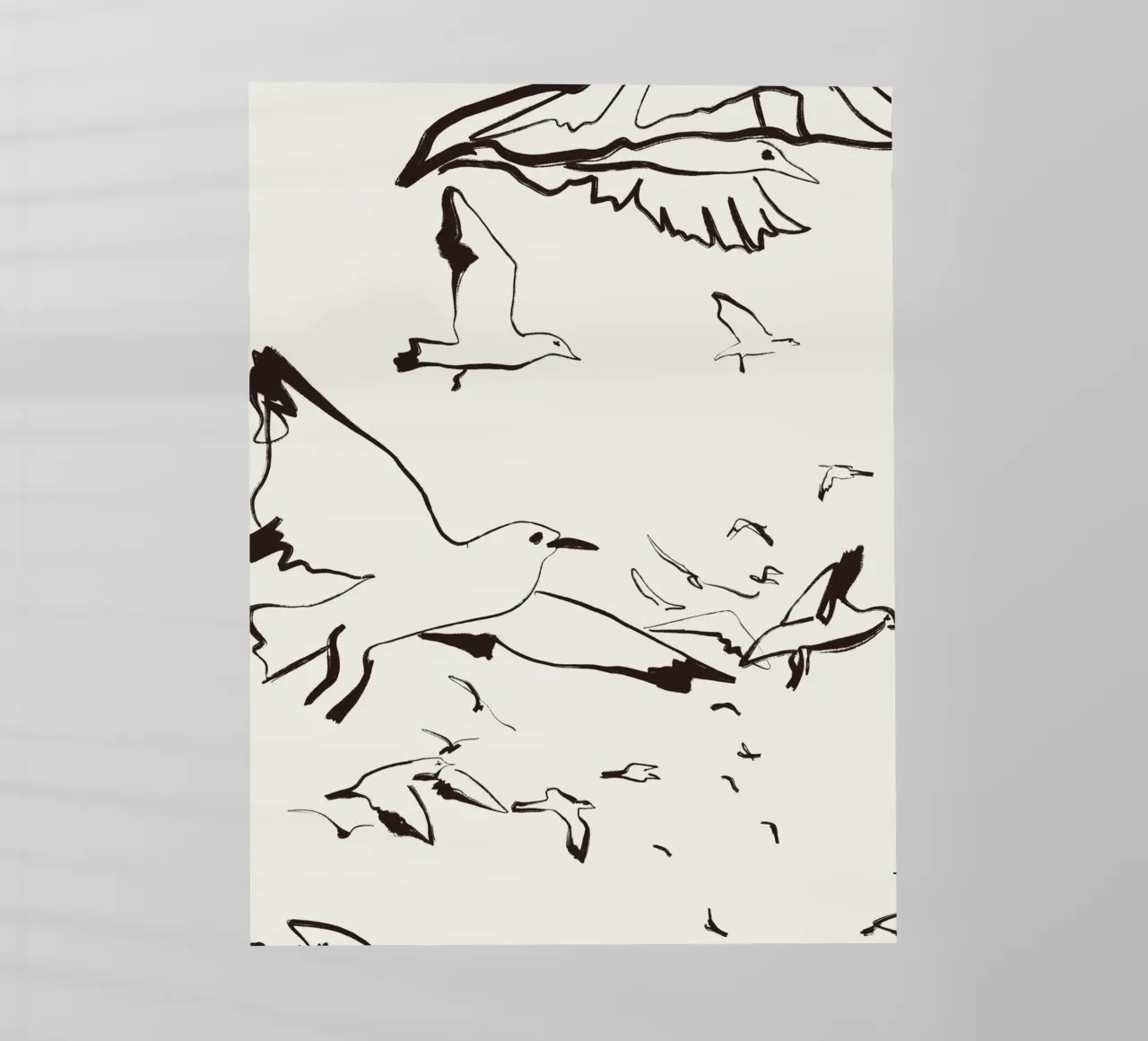 Uccelli pellicola backlit da Urban Art Draw